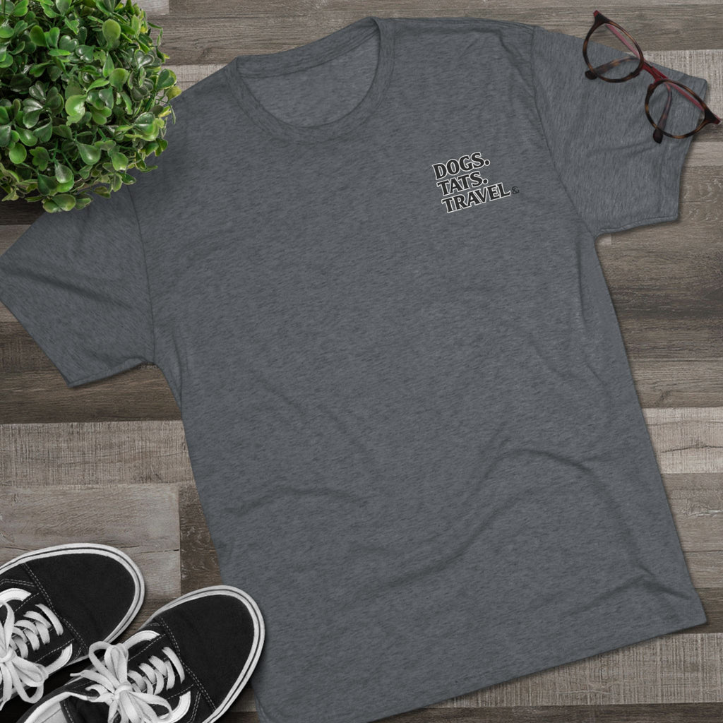 BubbaChubbs Mountains Minimalist Dogs Tats Travel — Adventure Outdoor Crew Shirt - BubbaChubbs Brand