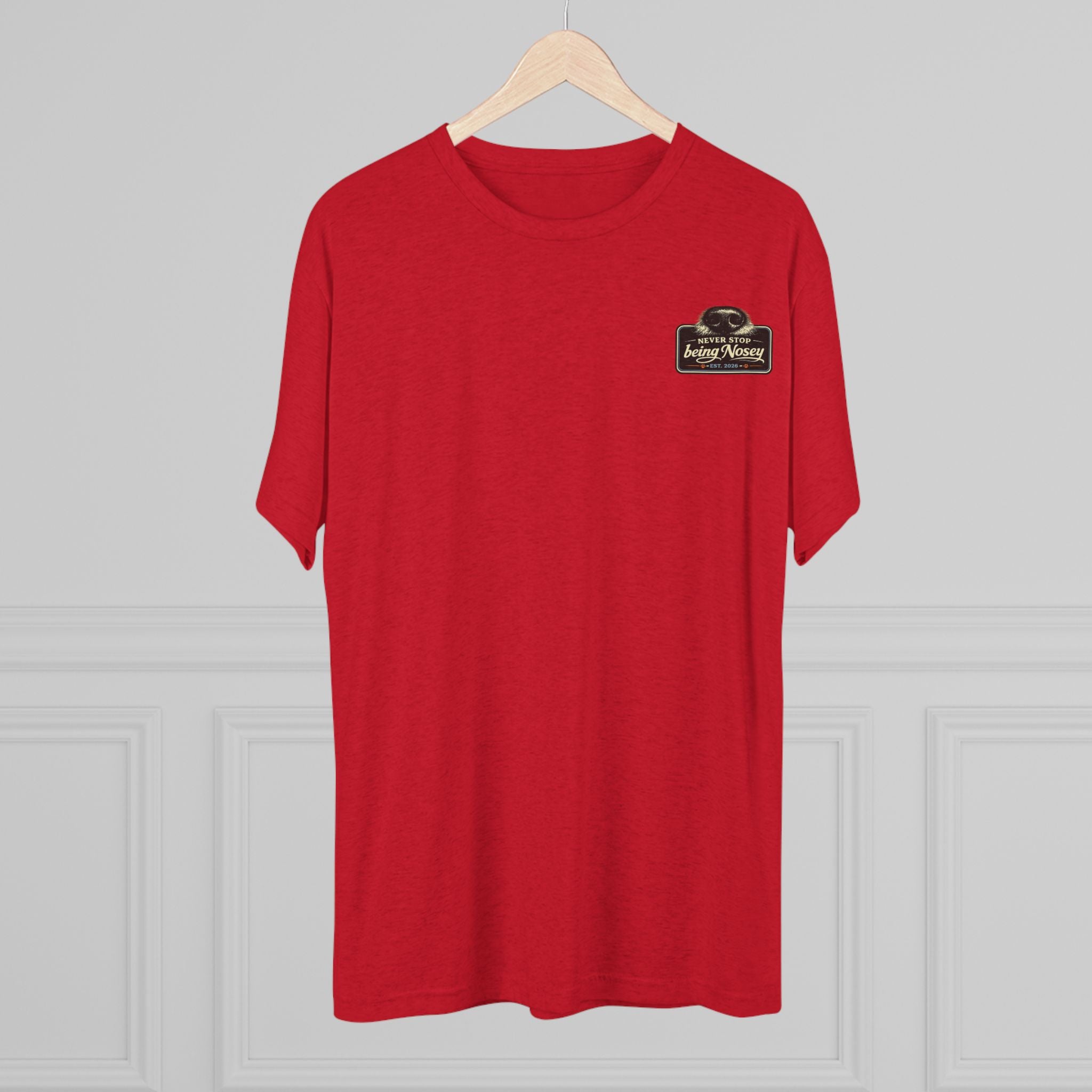 BubbaChubbs Never Being Nosey Minimalist Logo Tee — Adventure Outdoor Crew Shirt - BubbaChubbs Brand