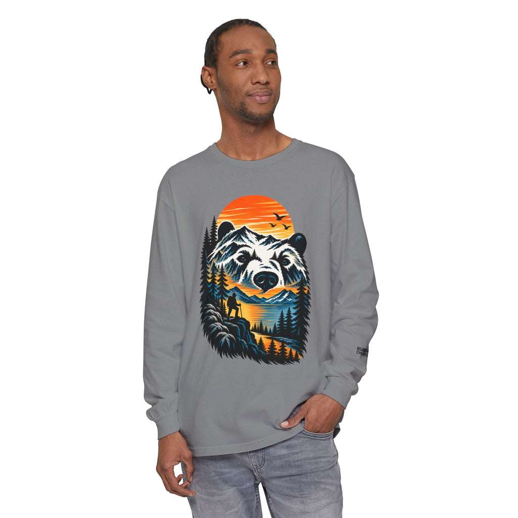 Bear Sunset Long Sleeve Tee