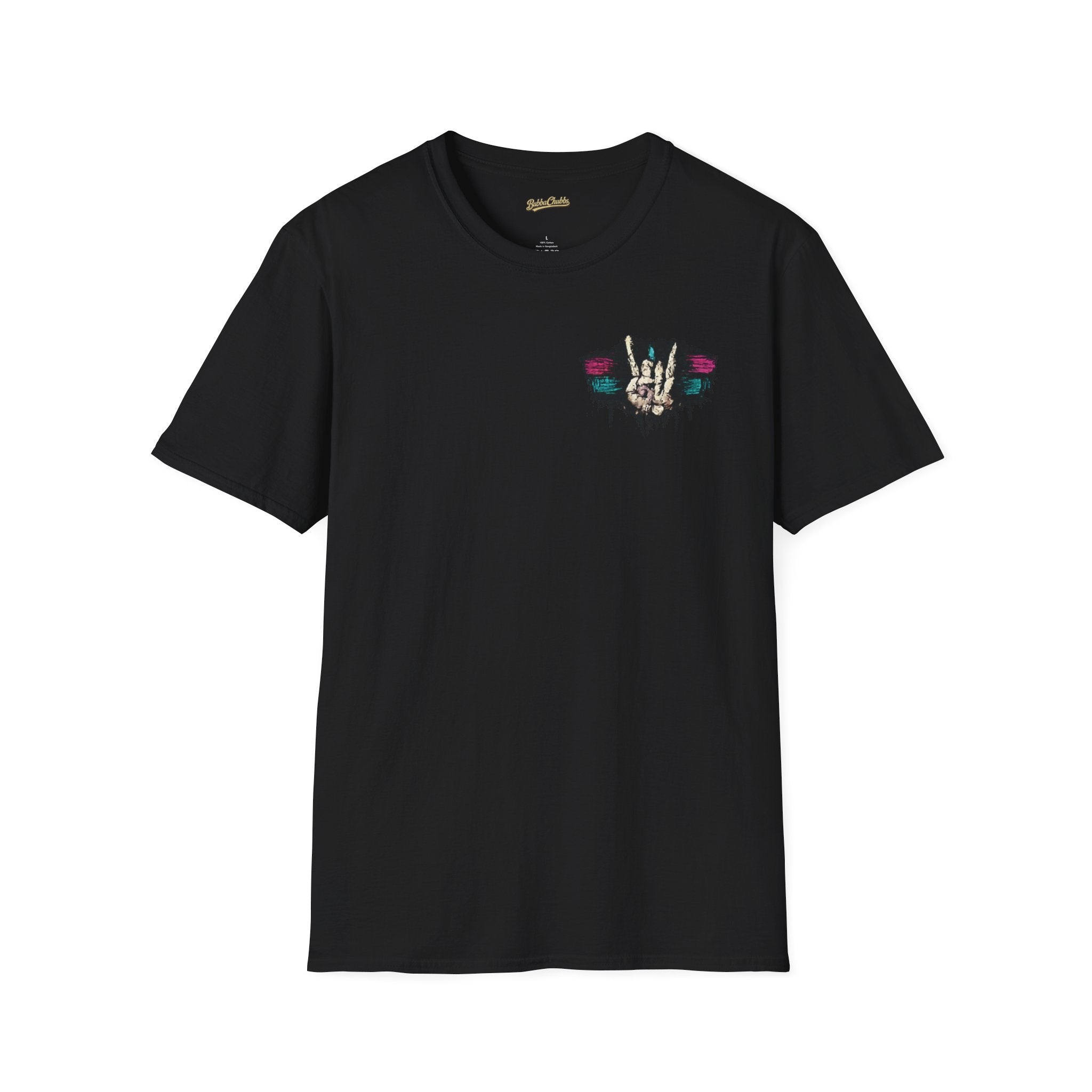 BubbaChubbs Skull Fingers Peace Tee - BubbaChubbs Brand