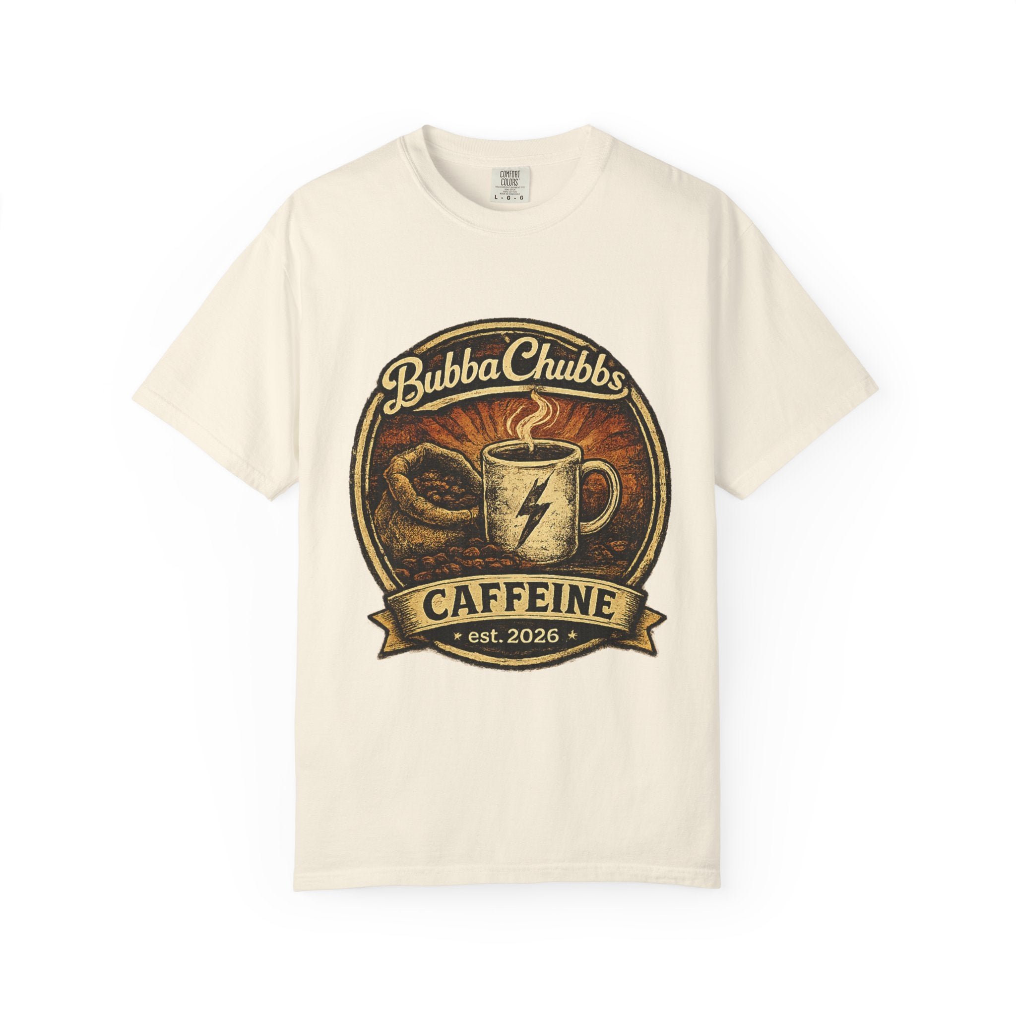 Coffee Jolt Graphic Tee | BubbaChubbs Get Out Stay Wild T-Shirt