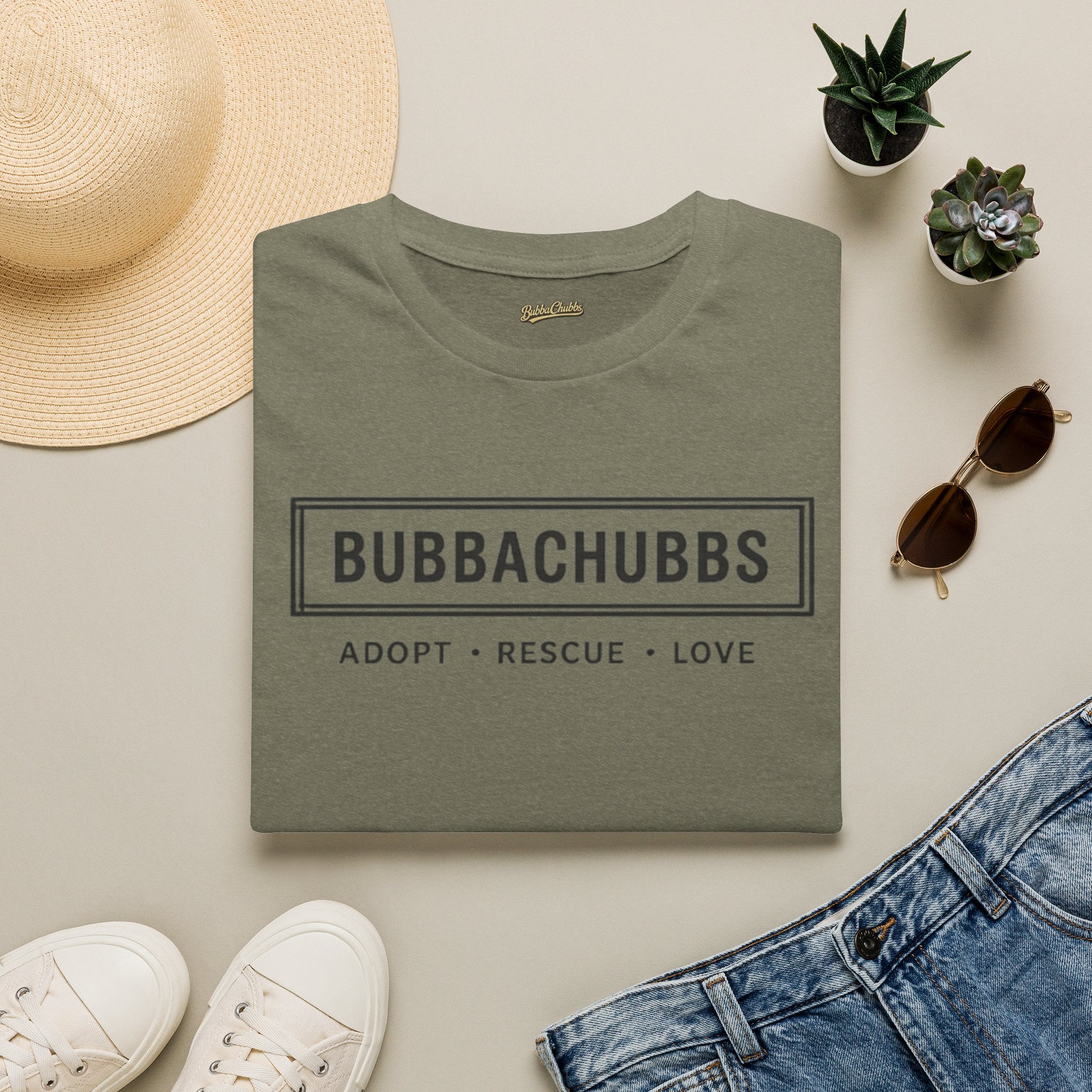 BubbaChubbs Adopt Rescue and Love Tee Printify