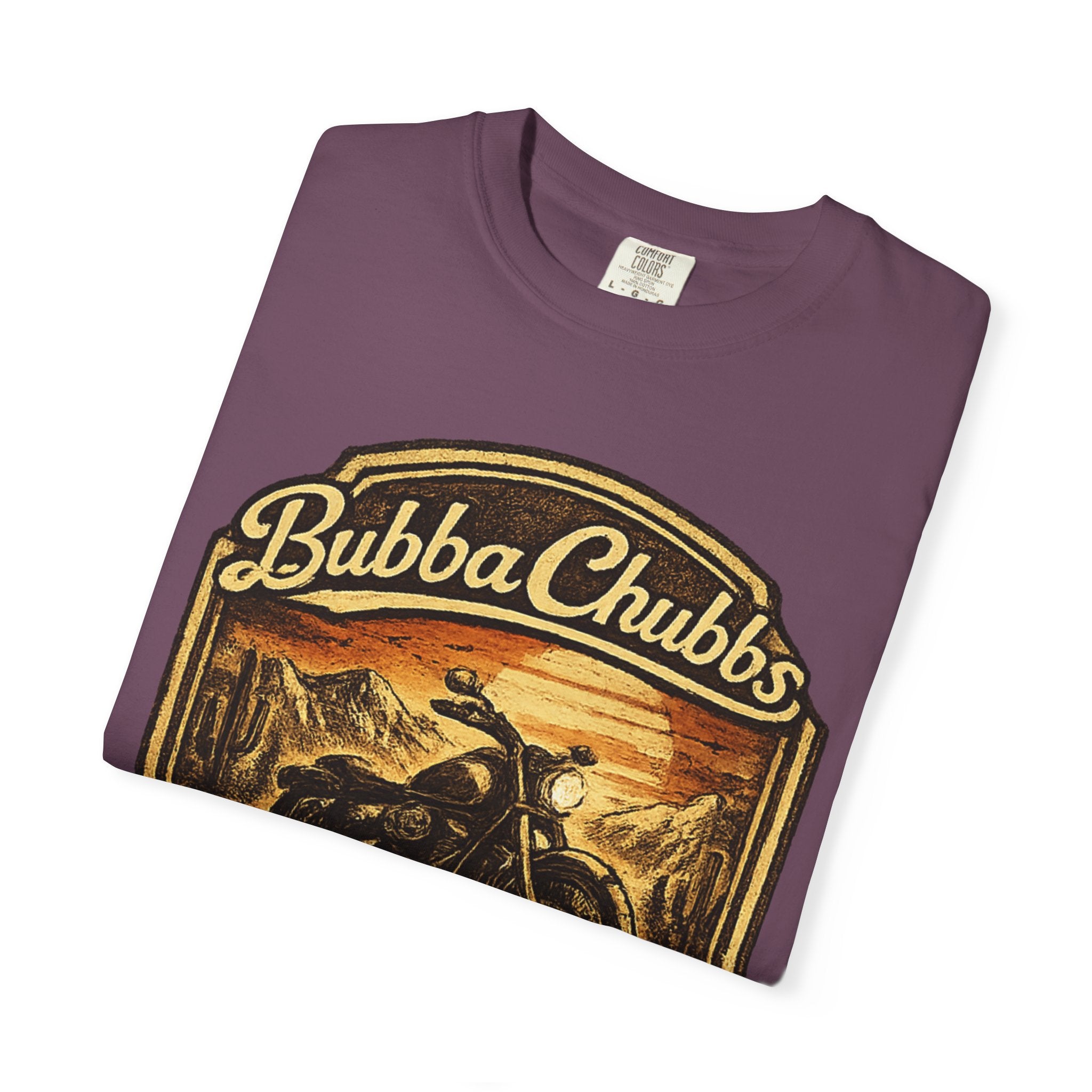 Motorcycle Garage Graphic Tee | BubbaChubbs Biker T-Shirt