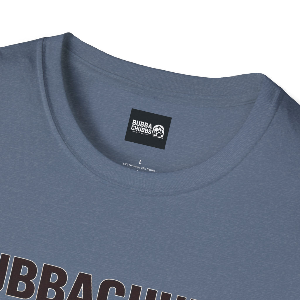 BubbaChubbs Logo front Coordinates Short-Sleeve Tee - BubbaChubbs Brand