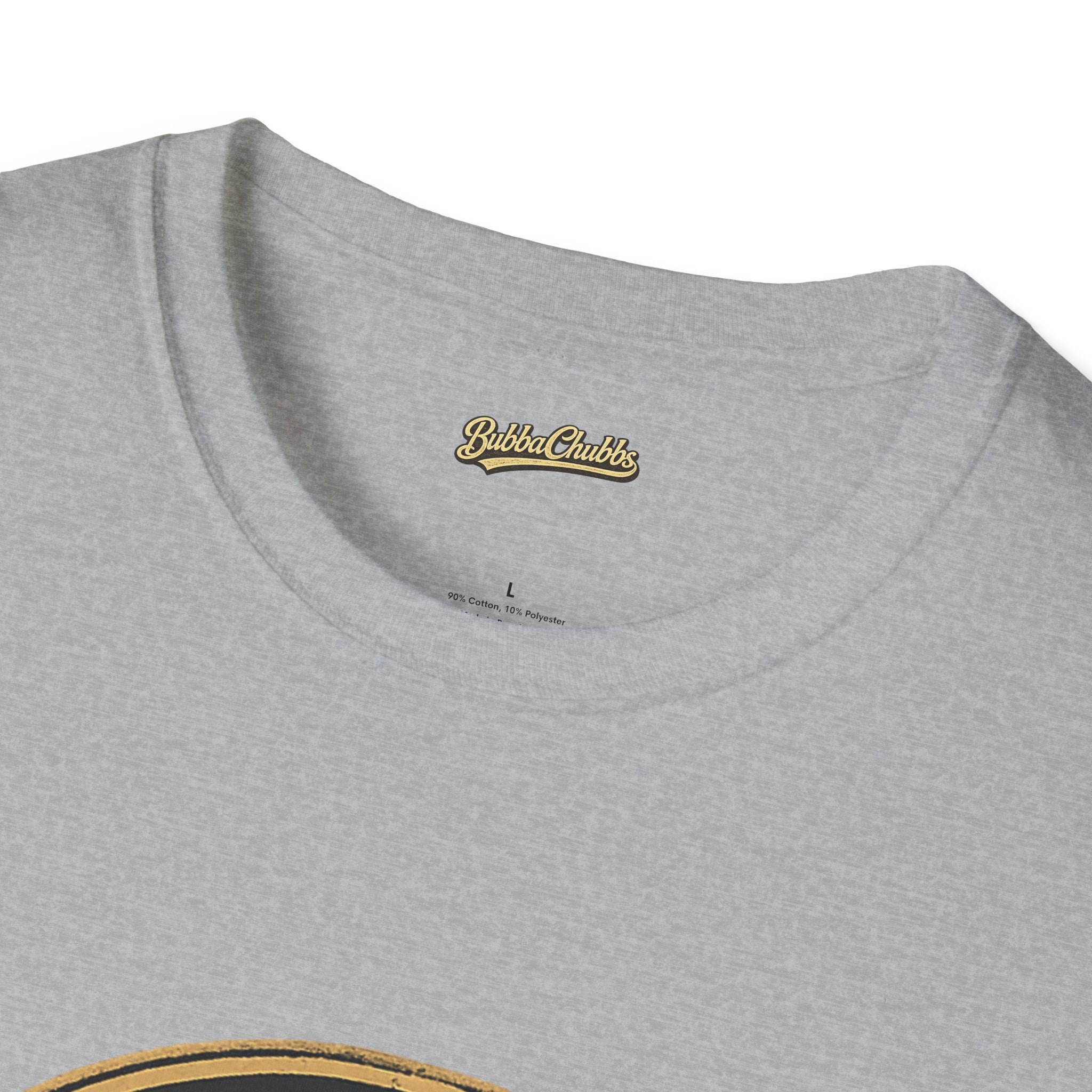 BubbaChubbs Logo Simple No Back Graphic Tee Printify