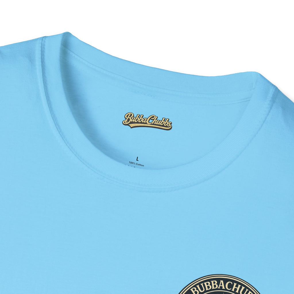 BubbaChubbs Himself Chest Full Small Logo Short-Sleeve Tee - BubbaChubbs Brand