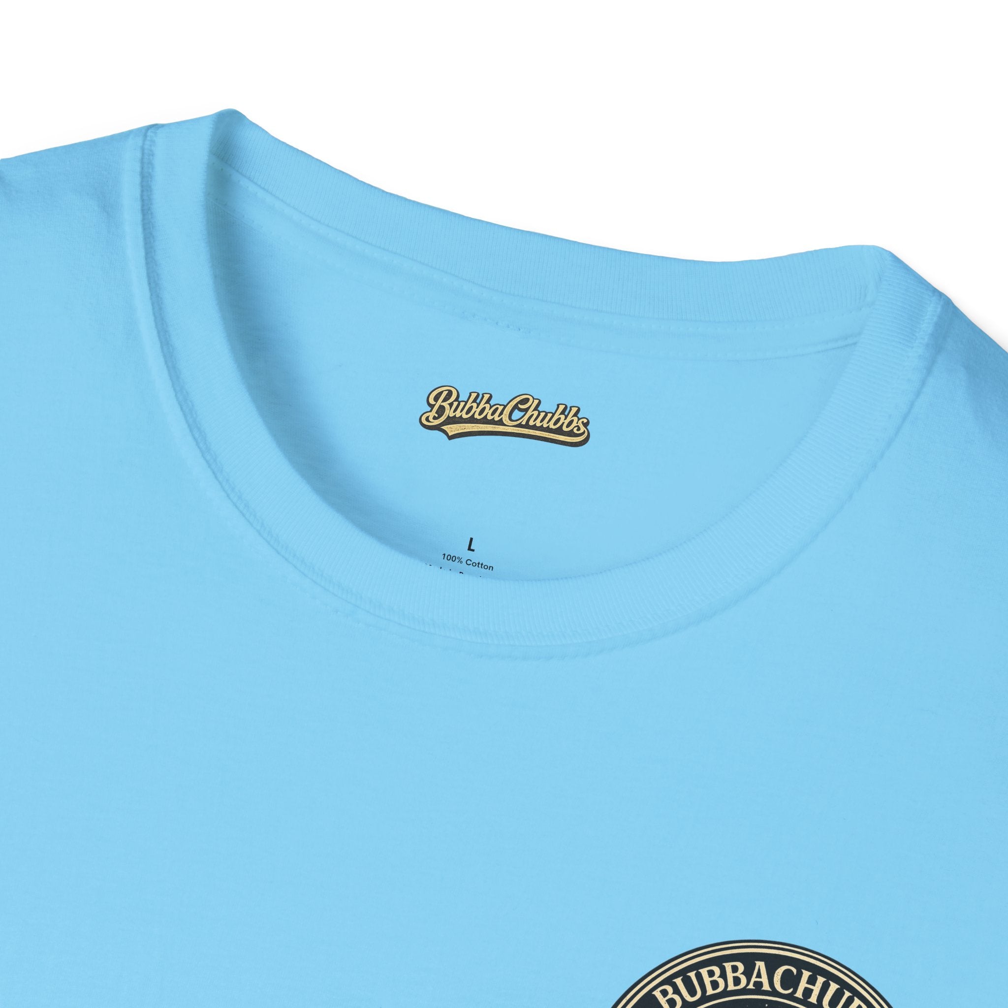 BubbaChubbs Himself Chest Full Small Logo Short-Sleeve Tee - BubbaChubbs Brand