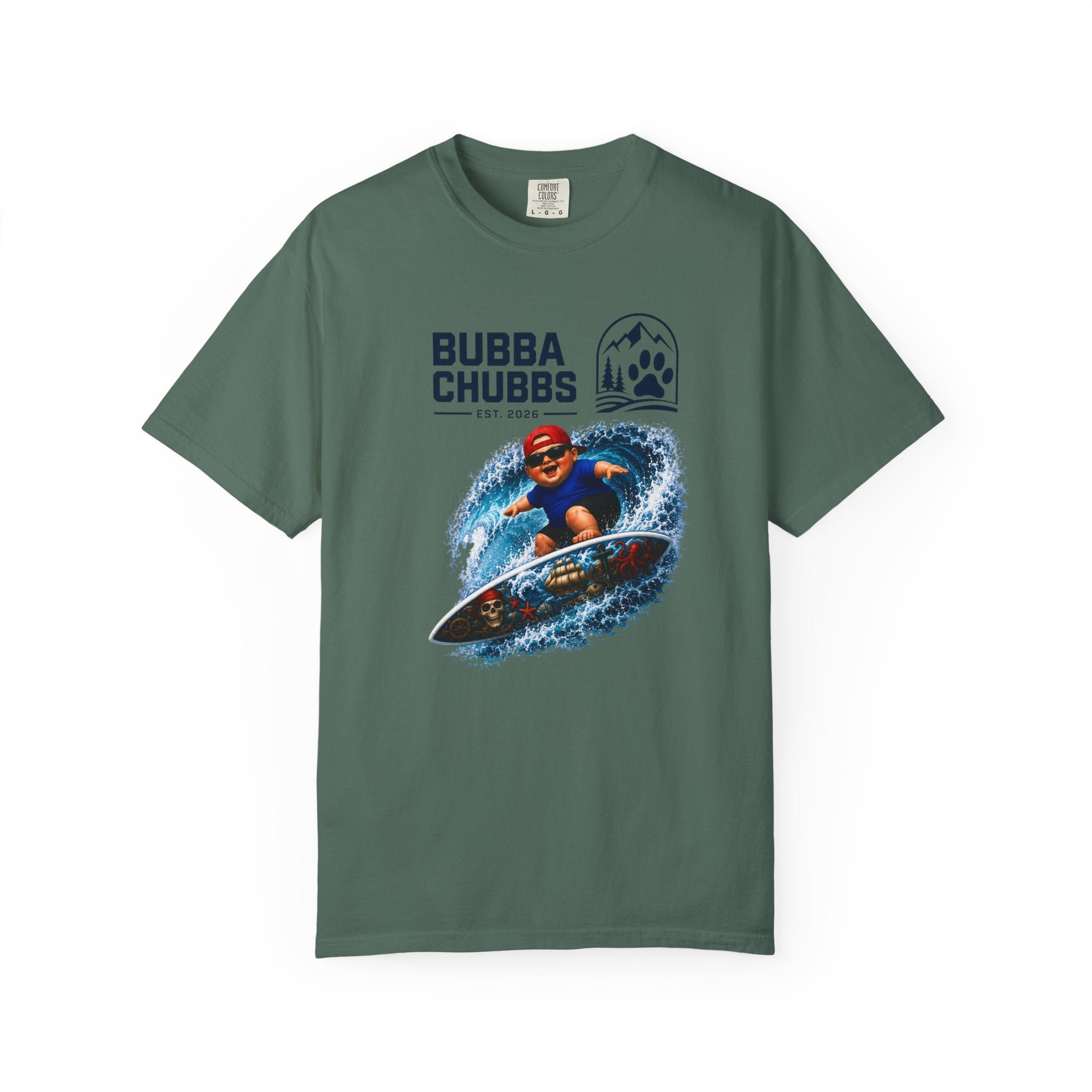 BubbaChubbs Buddy Surf Livin That Summer Life Vintage Beach Tee - BubbaChubbs Brand