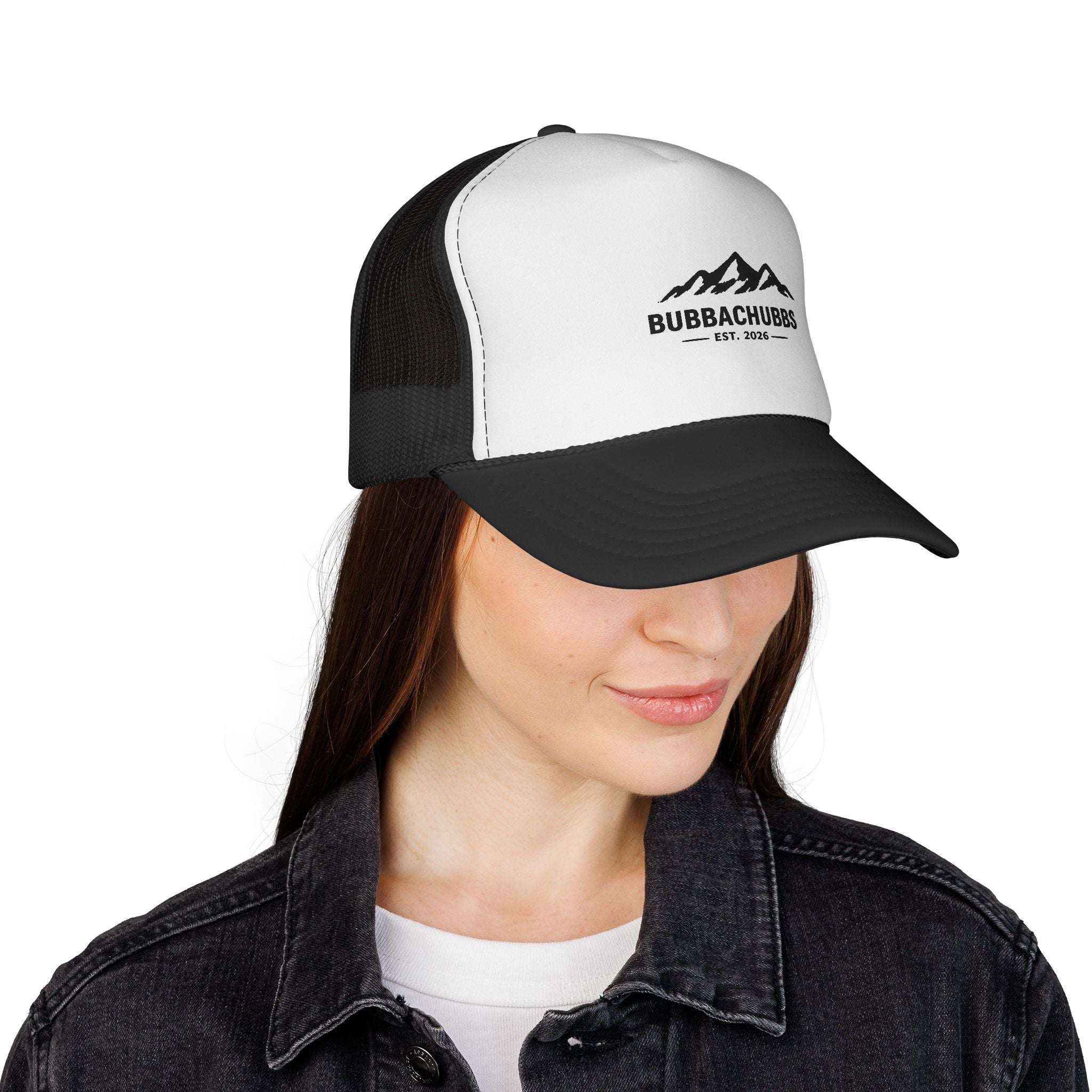 BubbaChubbs Adventure Mountain Trucker Cap — Retro Hat - BubbaChubbs Brand