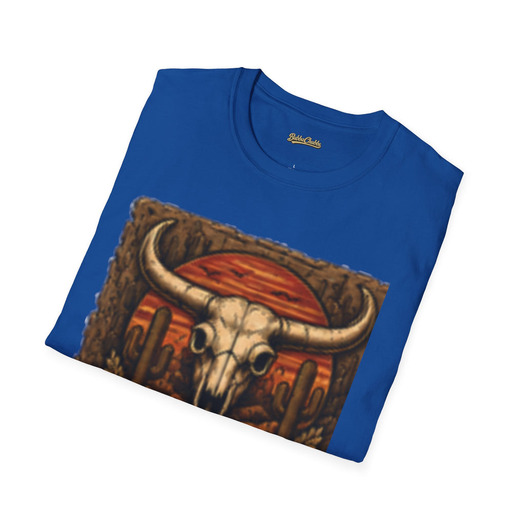 BubbaChubbs Desert Skull Logo T-Shirt New Printify