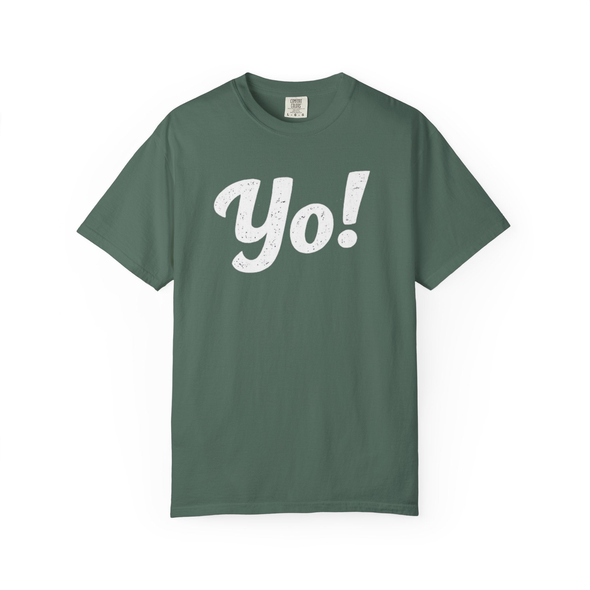 BubbaChubbs Yo! White Lettering Tee - BubbaChubbs Brand