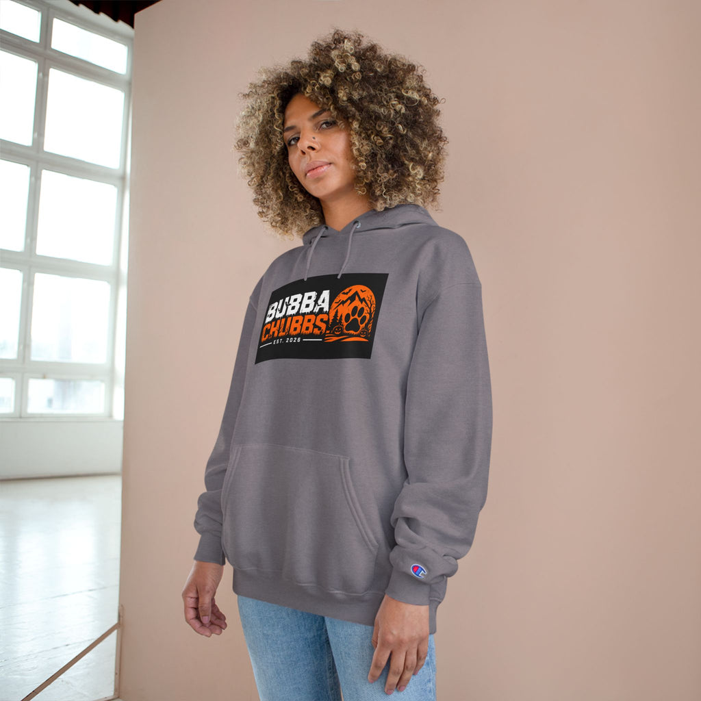 Halloween BubbaChubbs Paw Logo Champion Hoodie