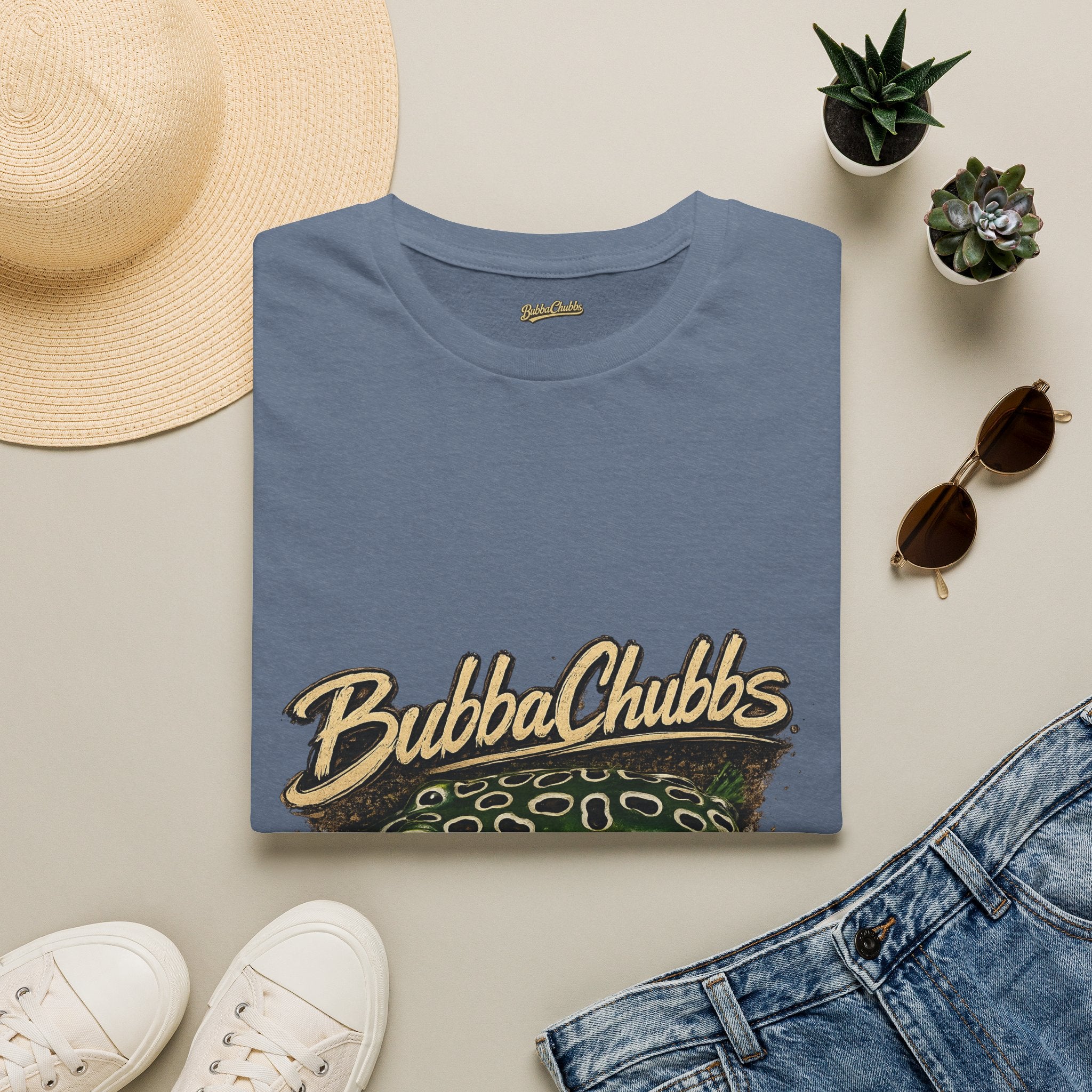 BubbaChubbs Gone Fishing Lure Graphic Tee Printify