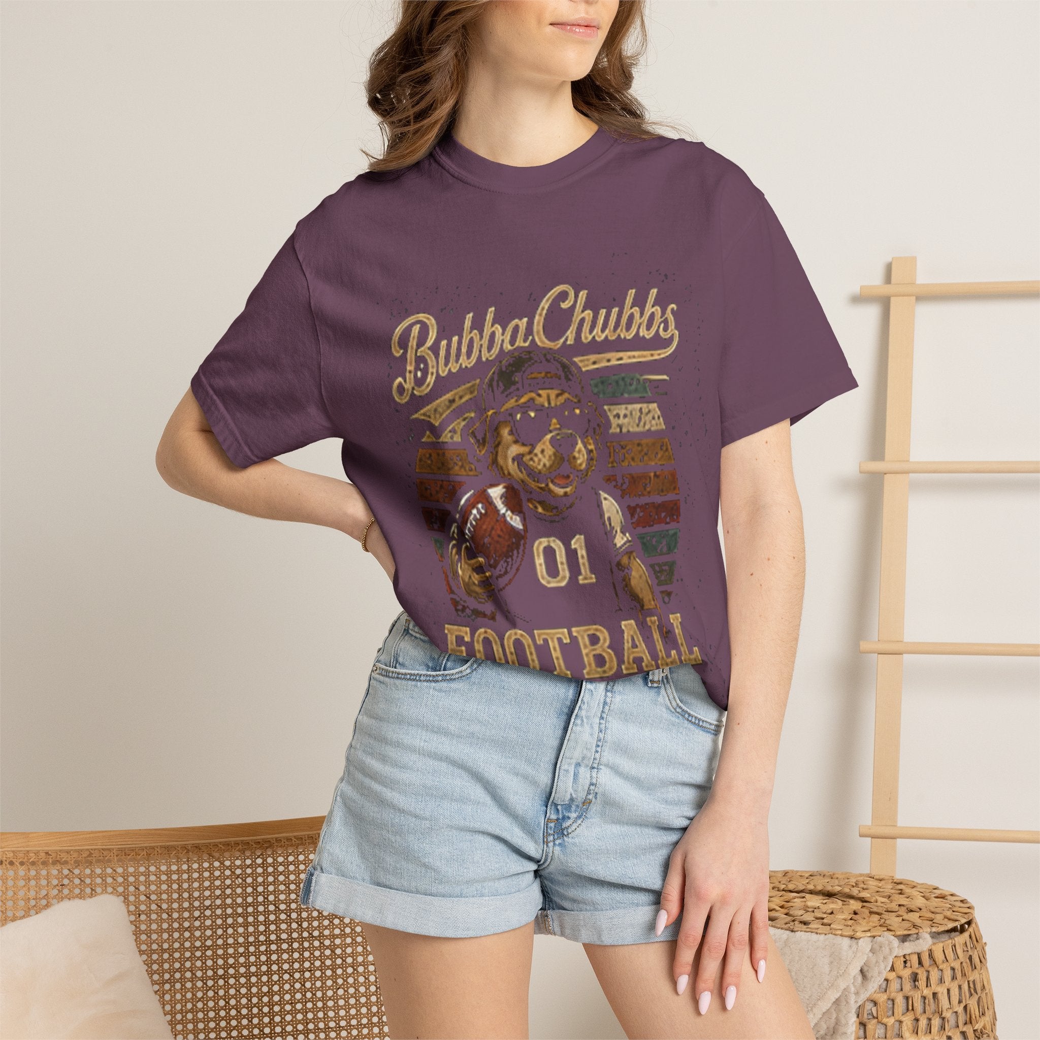 Football Graphic Tee | BubbaChubbs Get Out Stay Wild T-Shirt