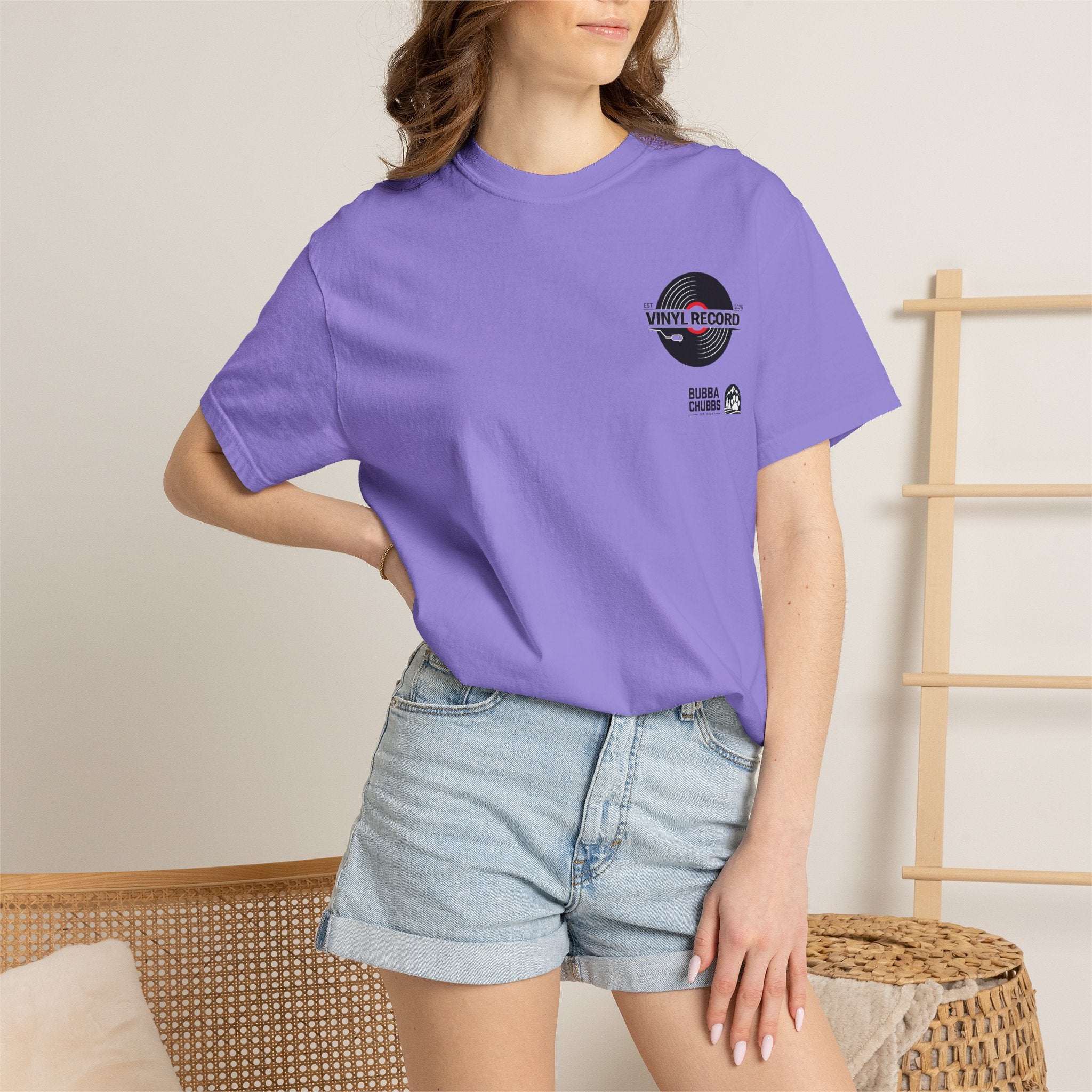 BubbaChubbs Vinyl vintage Tee - BubbaChubbs Brand