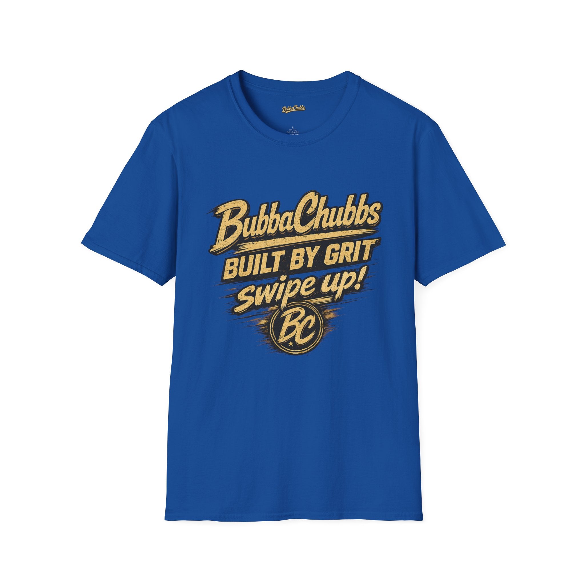 BubbaChubbs Back Grit Front Graphic Tee Printify