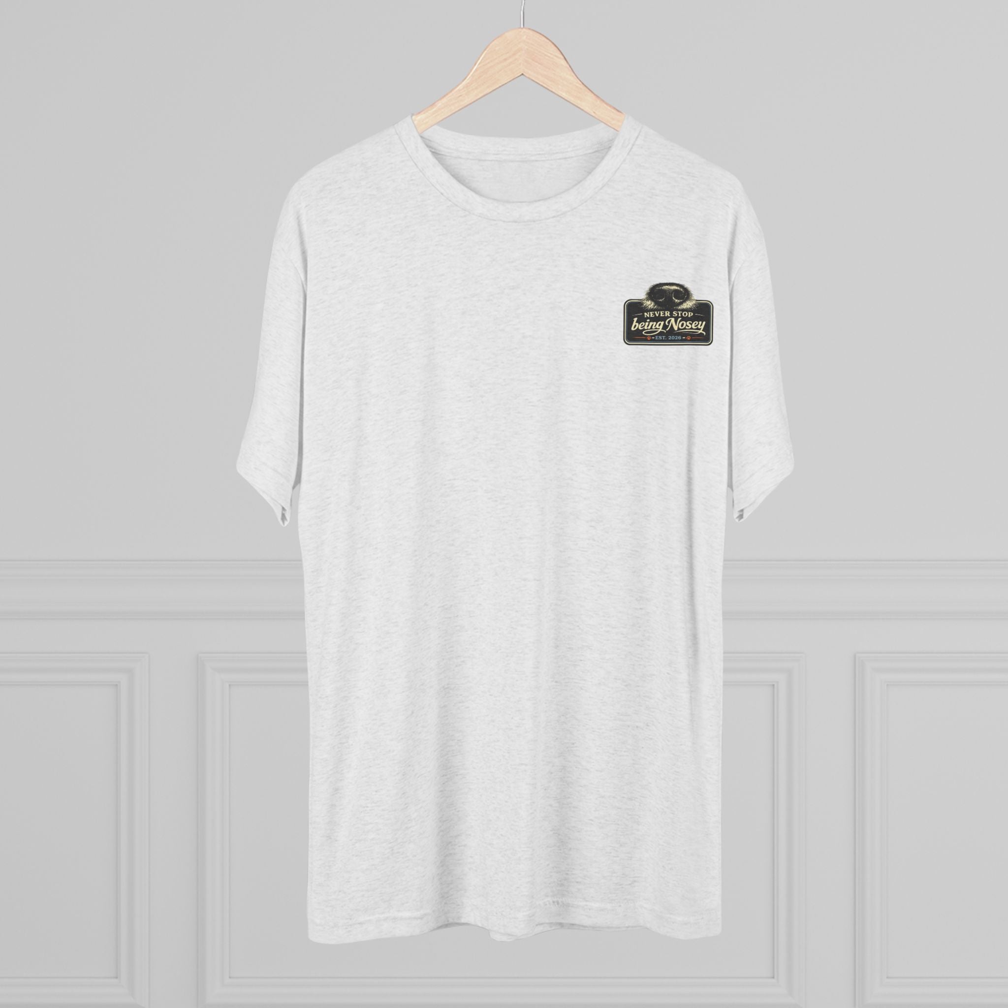 BubbaChubbs Never Being Nosey Minimalist Logo Tee — Adventure Outdoor Crew Shirt - BubbaChubbs Brand