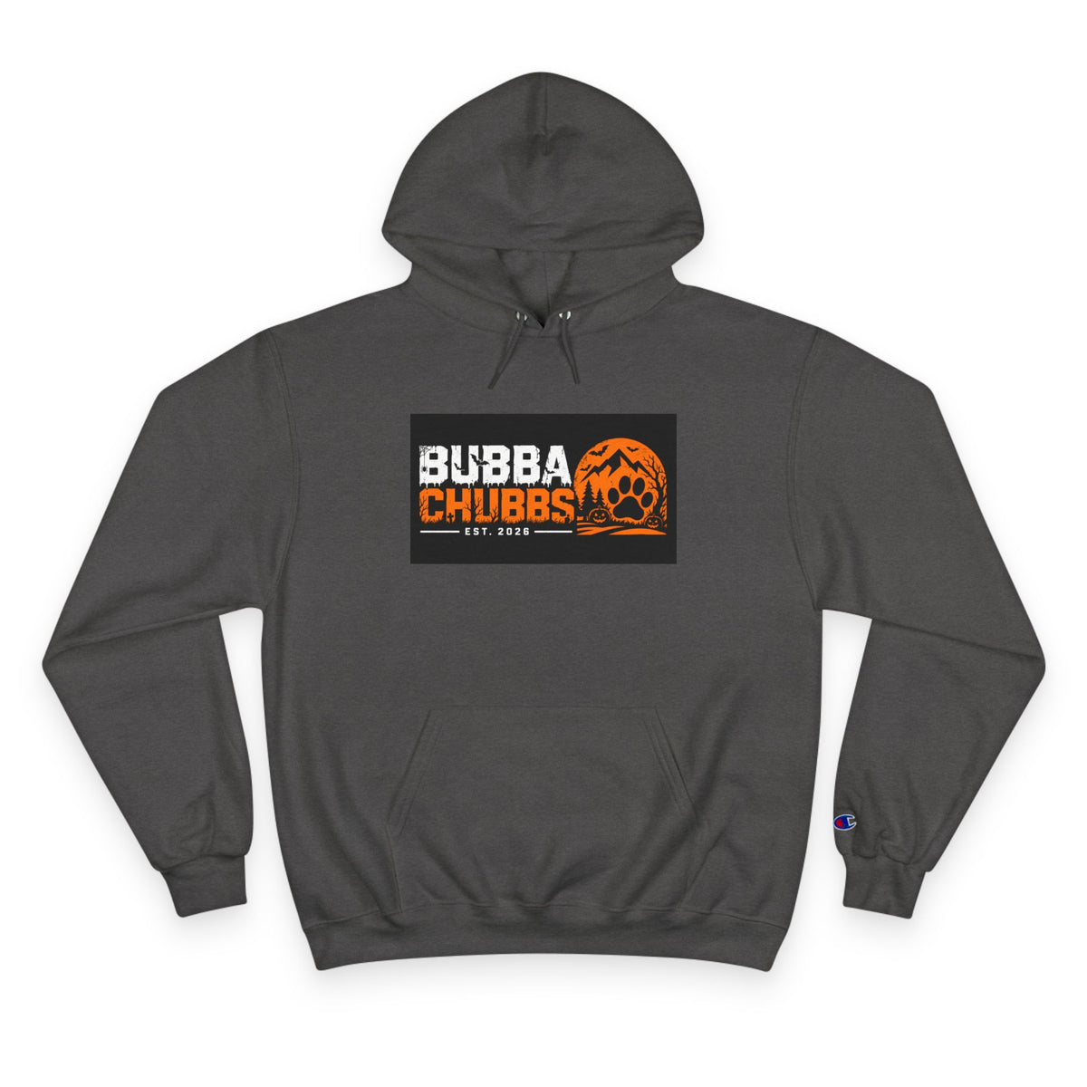 Halloween BubbaChubbs Paw Logo Champion Hoodie