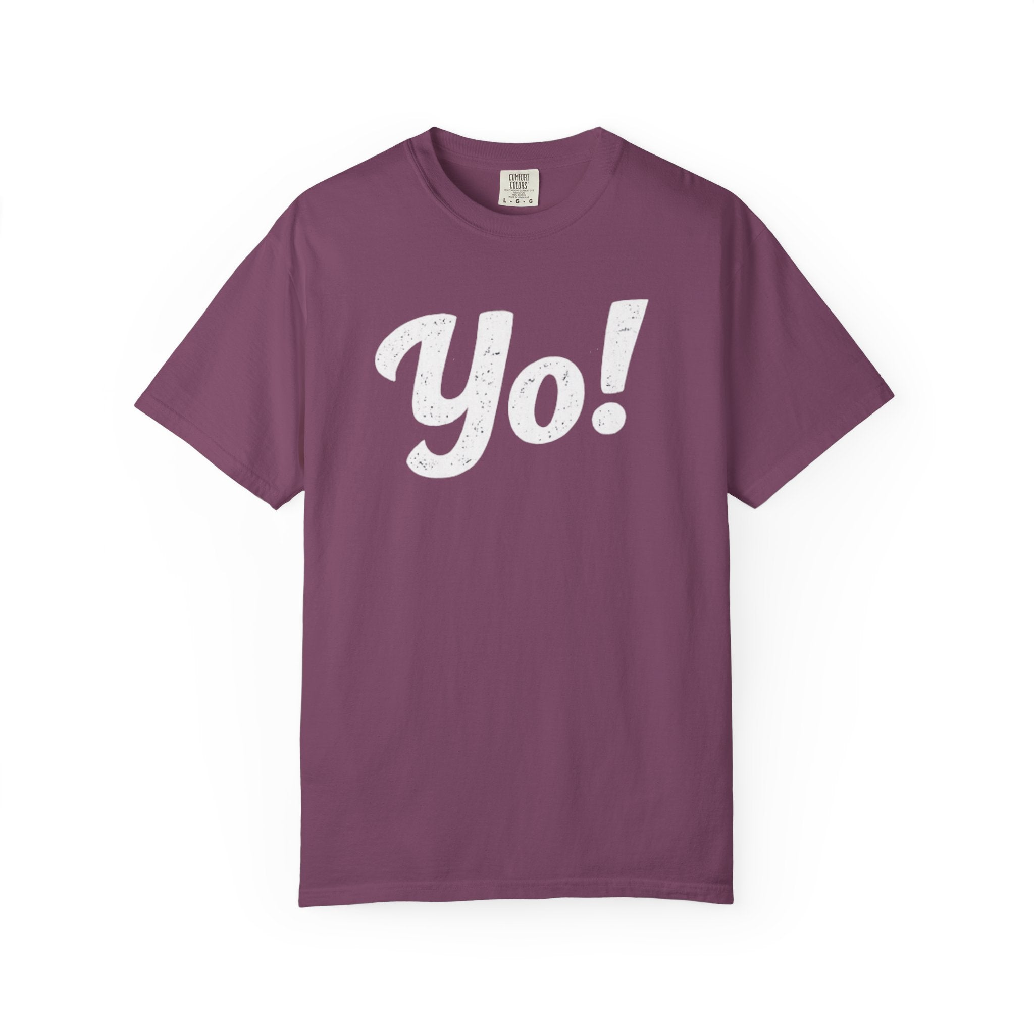 BubbaChubbs Yo! White Lettering Tee - BubbaChubbs Brand