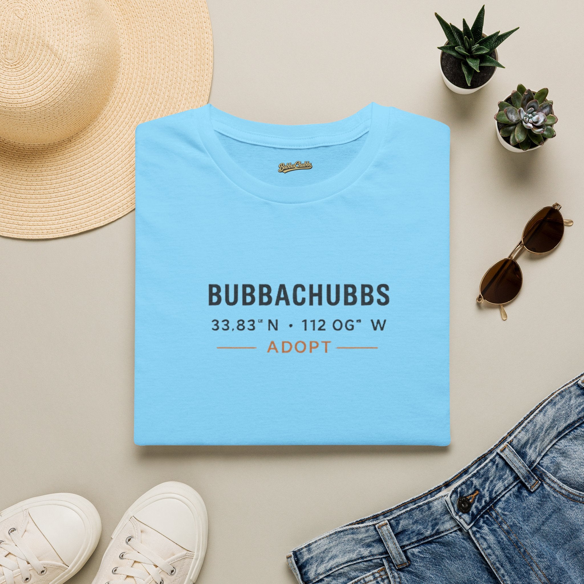 BubbaChubbs Adopt Latitude Tee - BubbaChubbs Brand