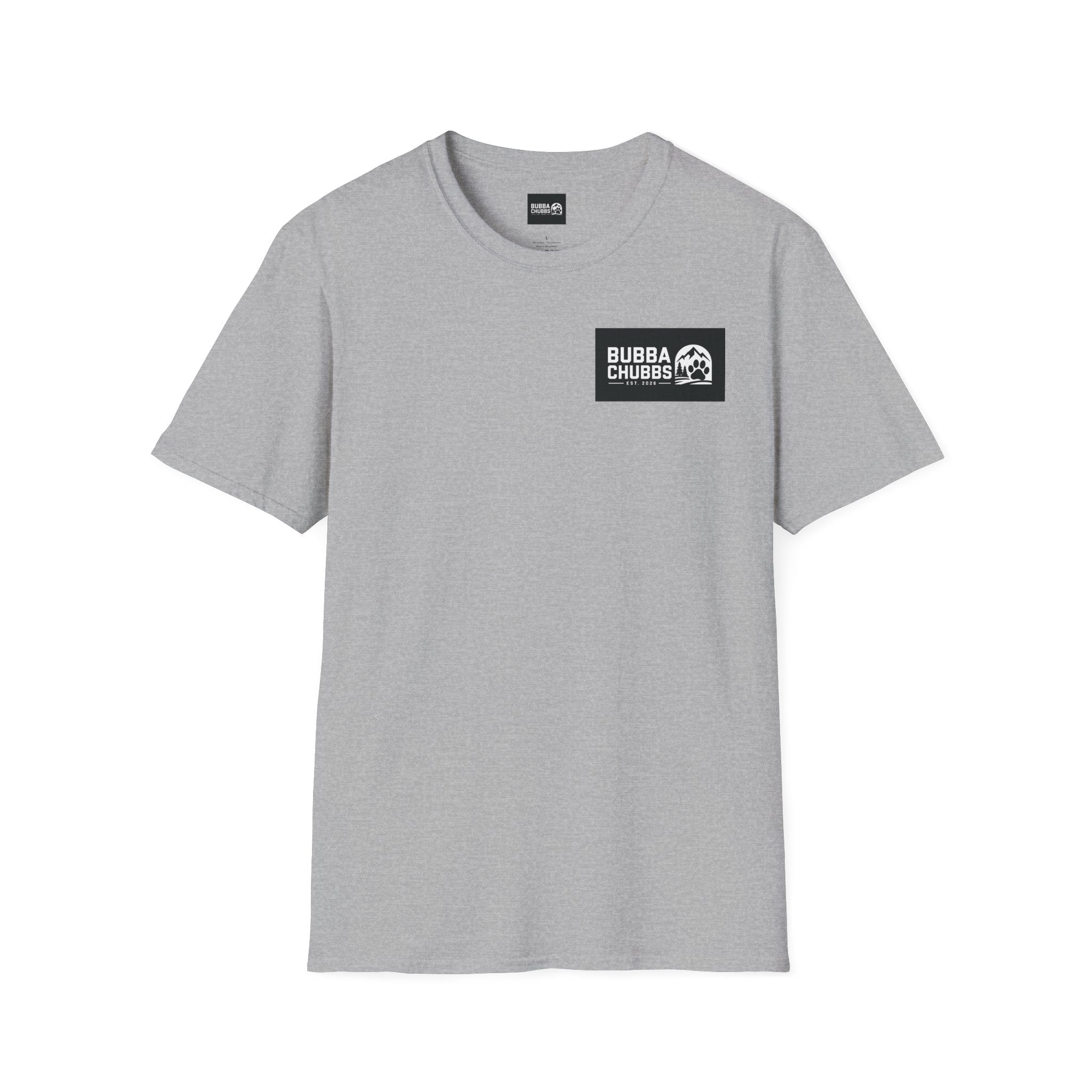 BubbaChubbs Updated Modern Logo Short-Sleeve Tee - BubbaChubbs Brand
