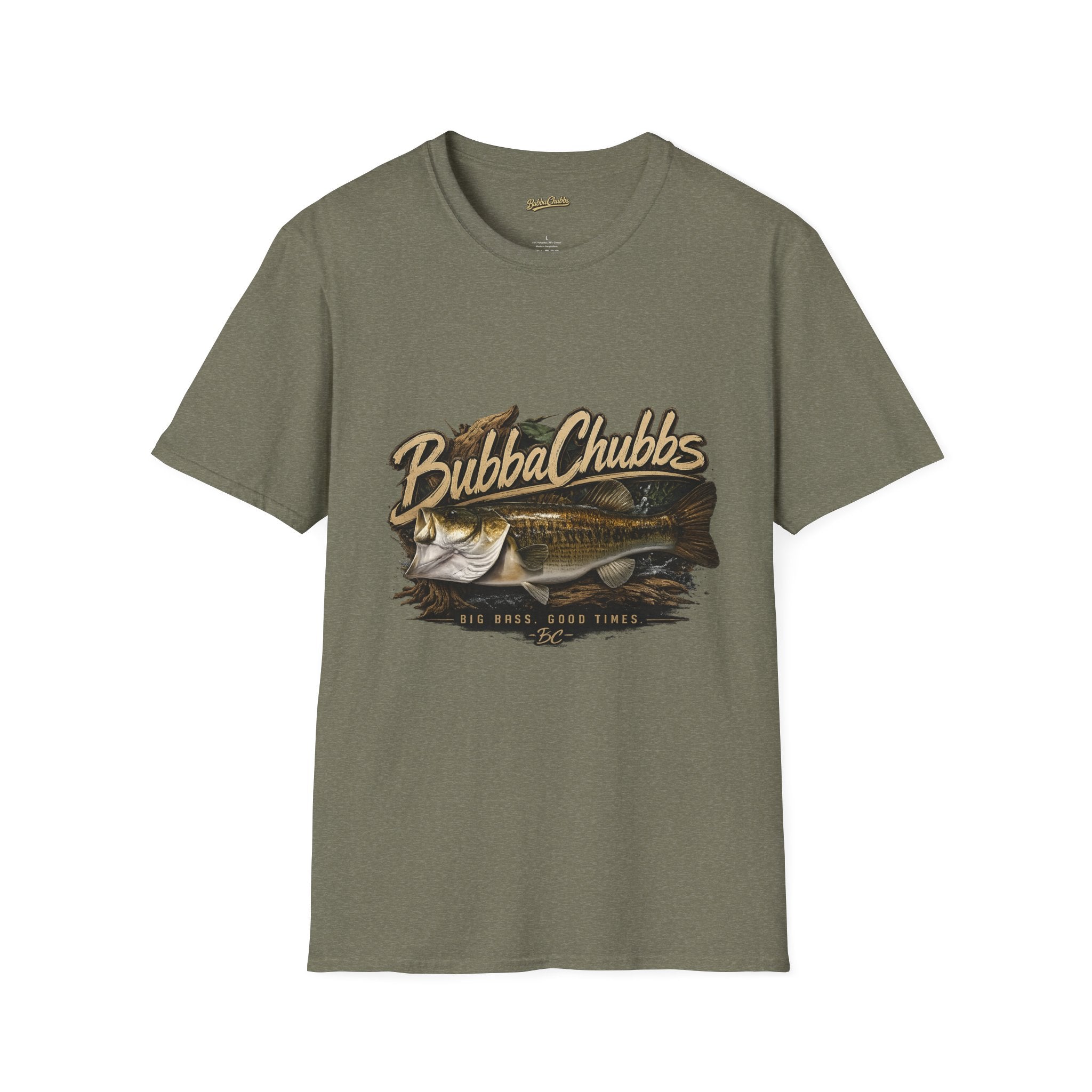 BubbaChubbs Gone Fishing Graphic Tee Printify