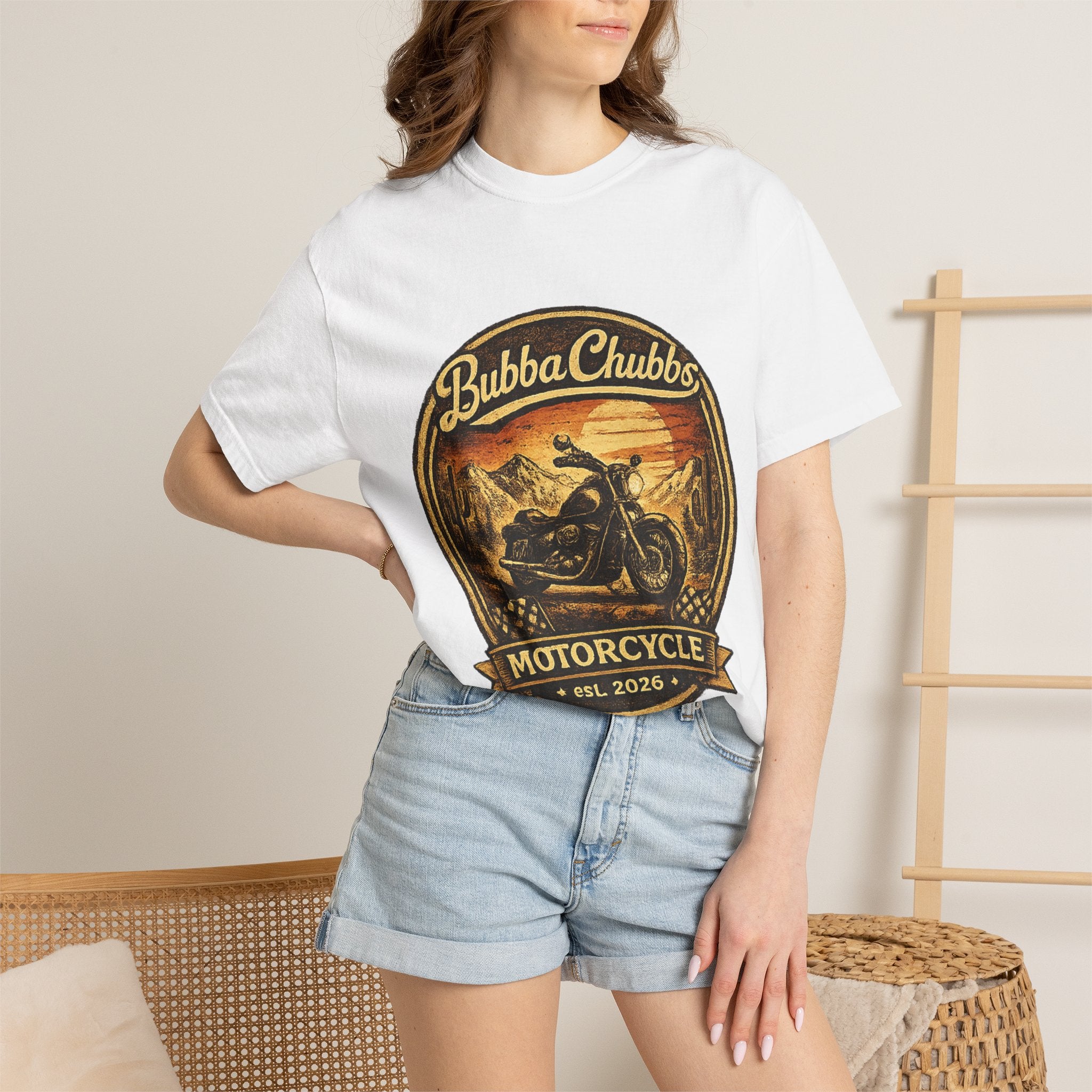 Motorcycle Graphic Tee | BubbaChubbs Biker Get Out Stay Wild T-Shirt