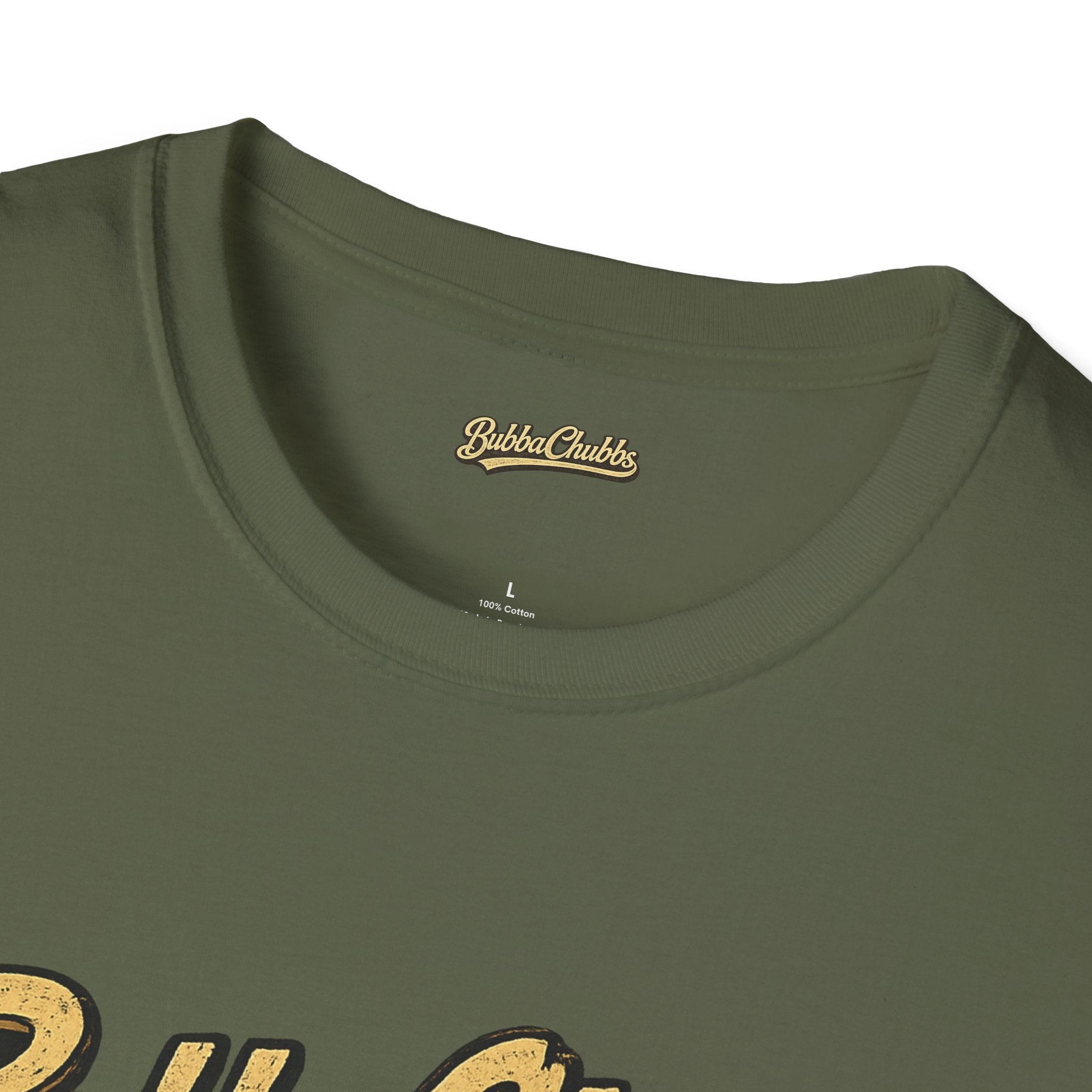 BubbaChubbs Back Grit Front Graphic Tee Printify