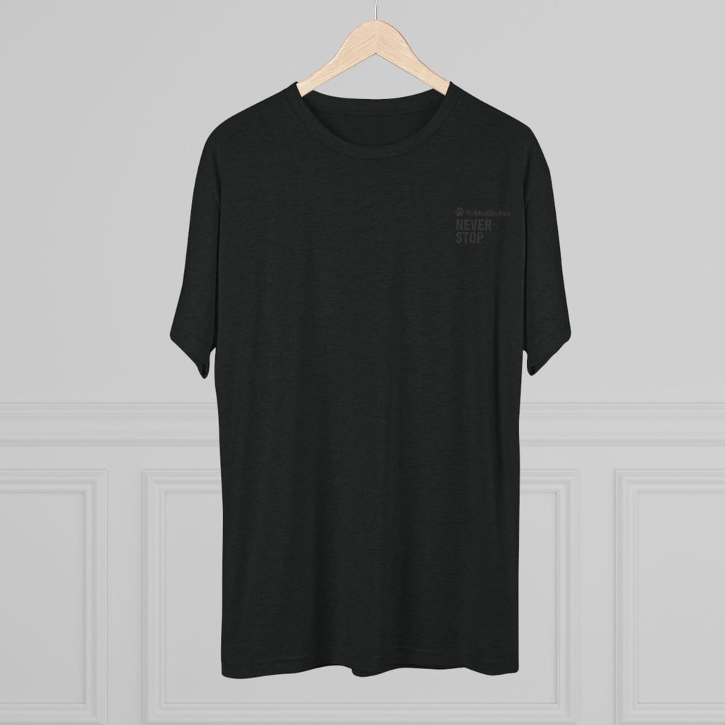 BubbaChubbs Mountains Never Stop — Adventure Outdoor Crew Shirt - BubbaChubbs Brand