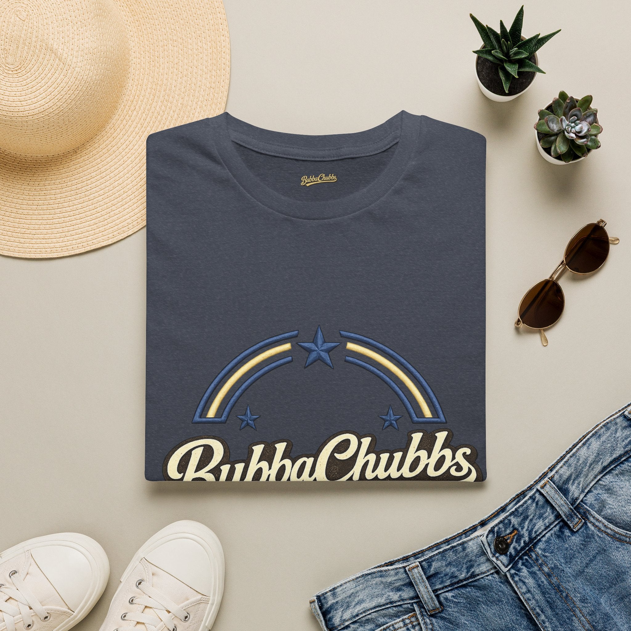 BubbaChubbs Summer Logo Graphic Tee Printify