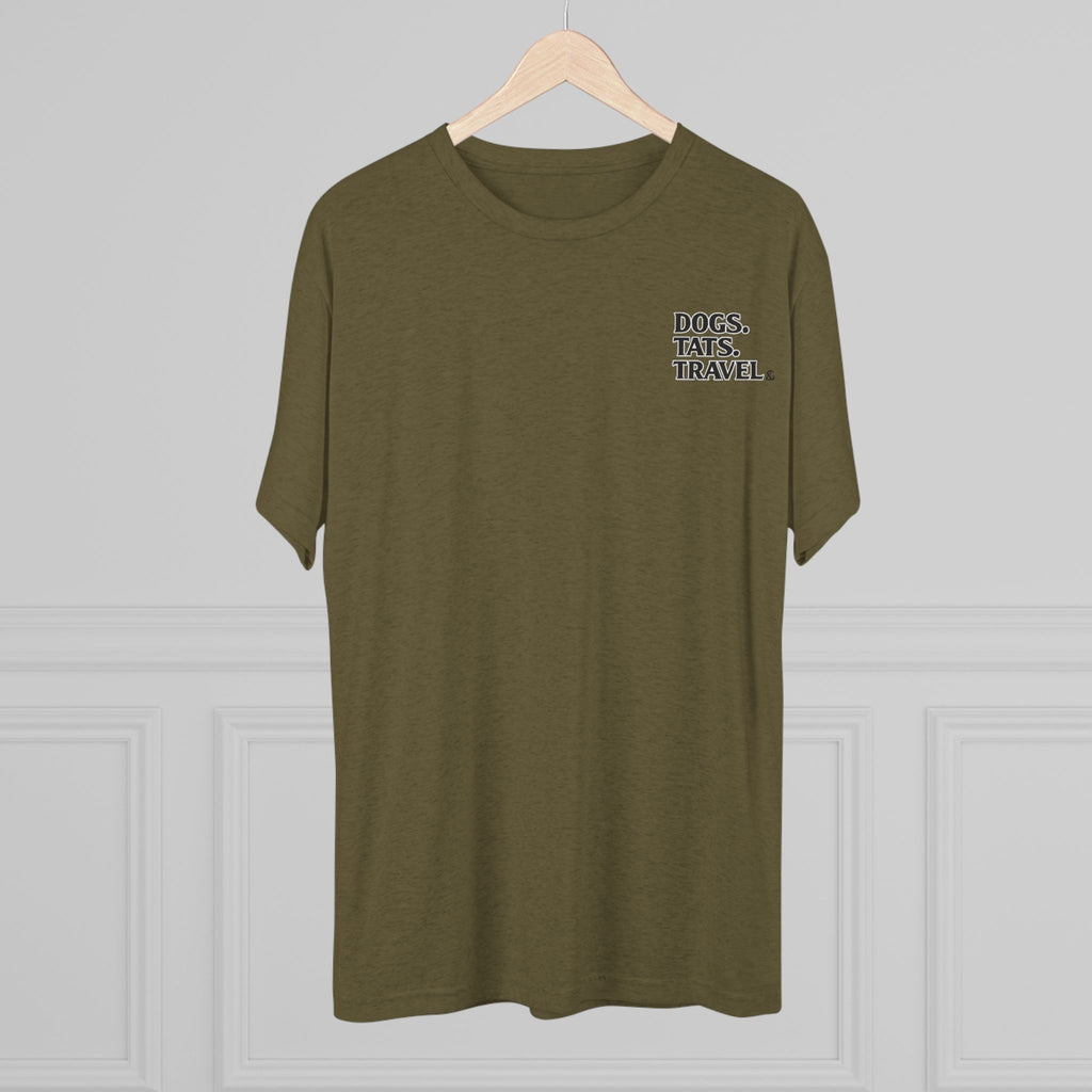 BubbaChubbs Mountains Minimalist Dogs Tats Travel — Adventure Outdoor Crew Shirt - BubbaChubbs Brand