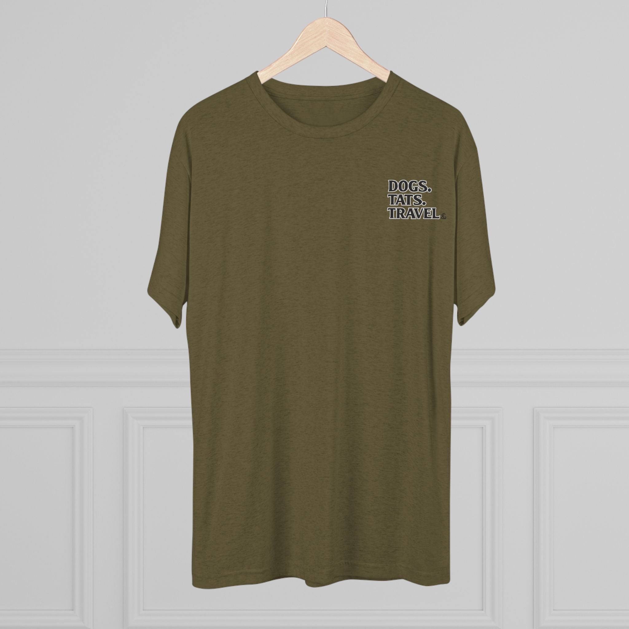 BubbaChubbs Mountains Minimalist Dogs Tats Travel — Adventure Outdoor Crew Shirt - BubbaChubbs Brand
