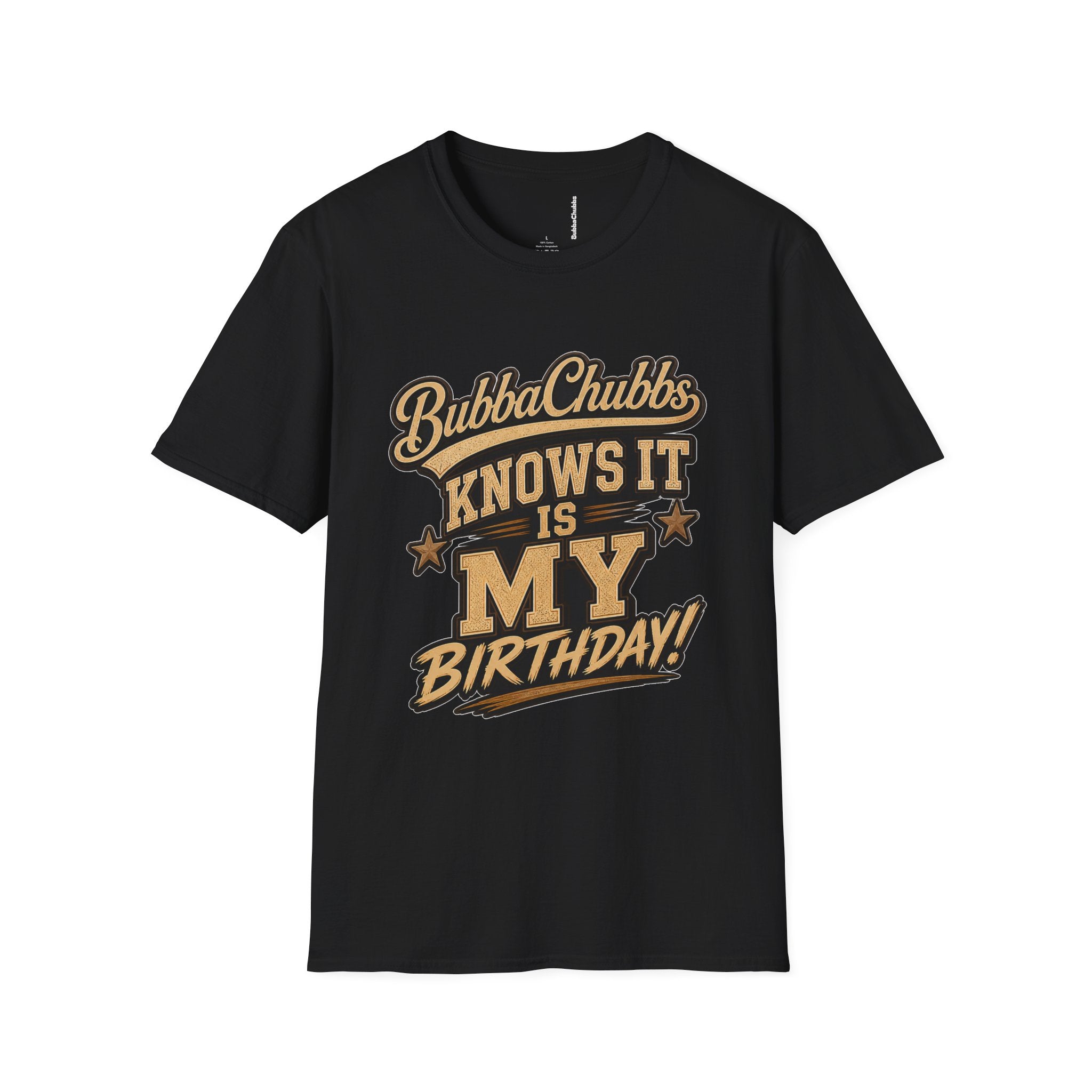 Birthday Graphic Tee | BubbaChubbs Celebration T-Shirt Gift