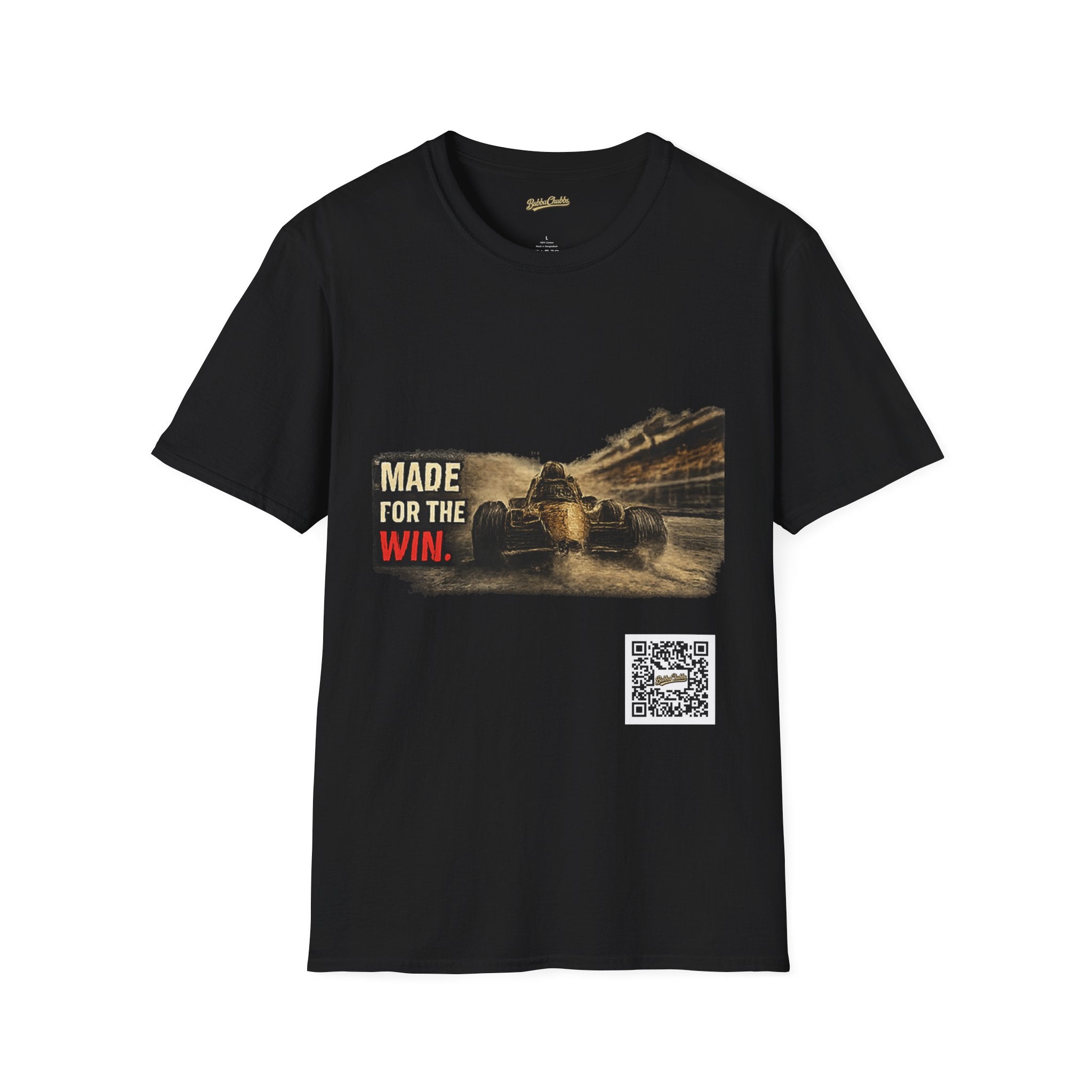 BubbaChubbs Race Day Made for it Front Graphic Tee Printify