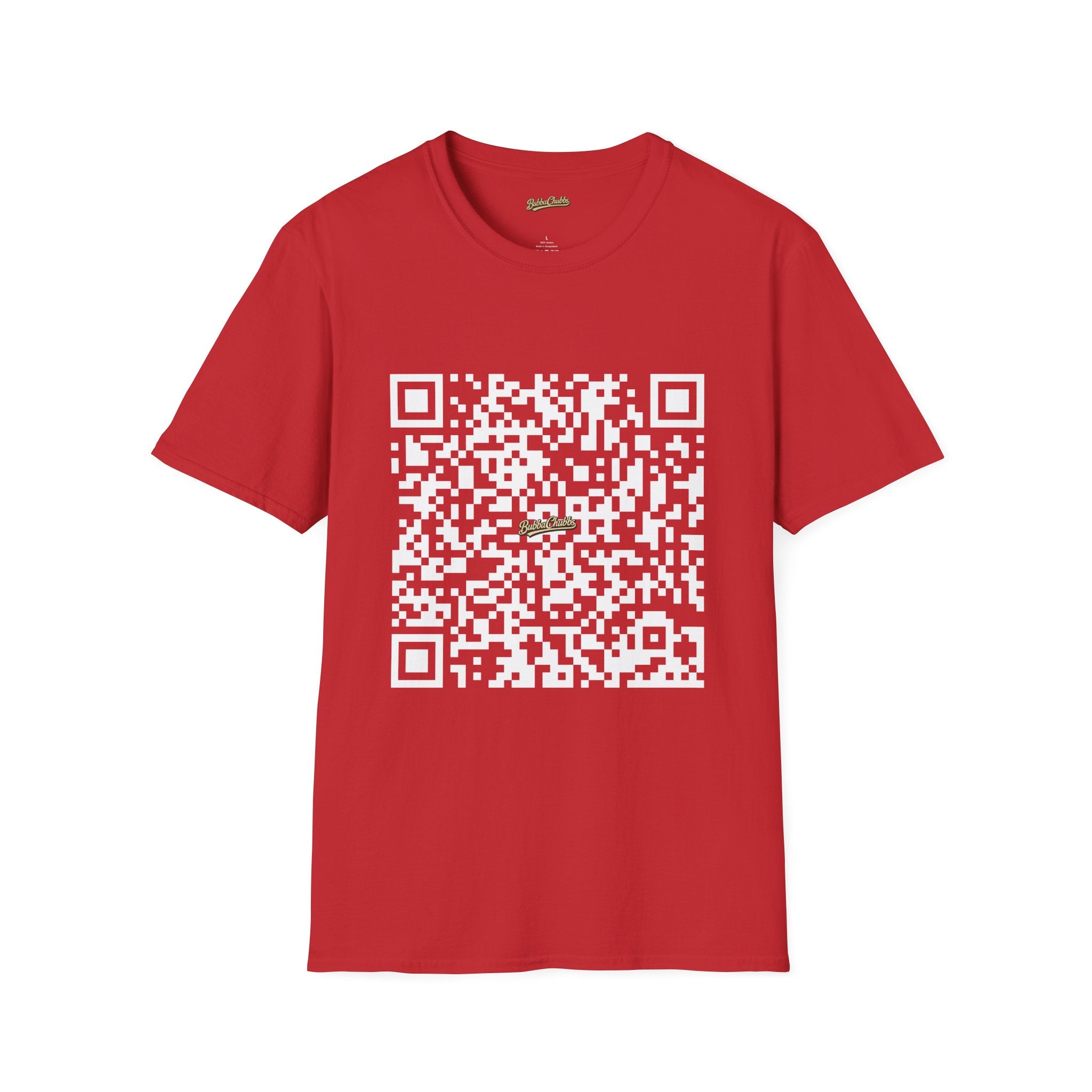 QR Front Graphic Tee | BubbaChubbs Interactive Brand T-Shirt