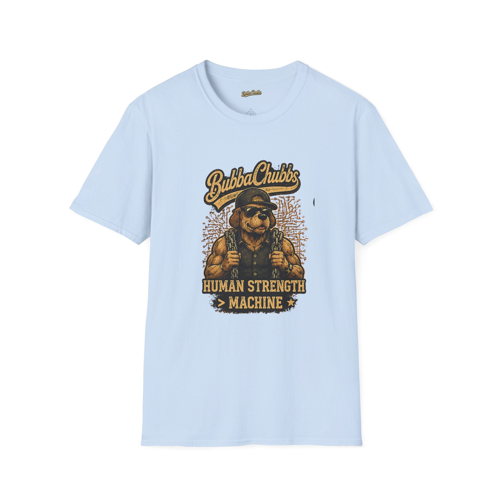 Human Strength Graphic Tee | BubbaChubbs Motivational T-Shirt