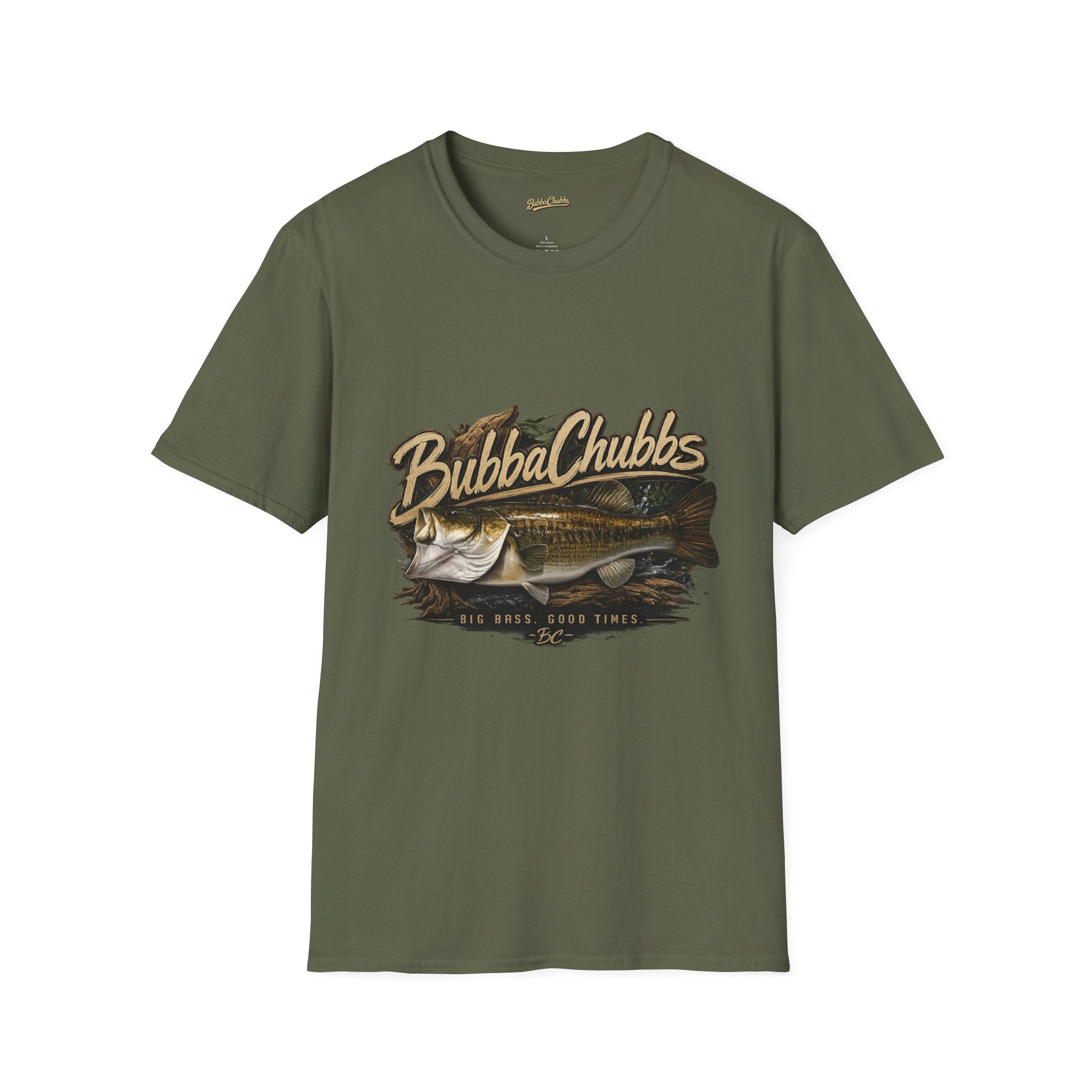 BubbaChubbs Gone Fishing Graphic Tee Printify