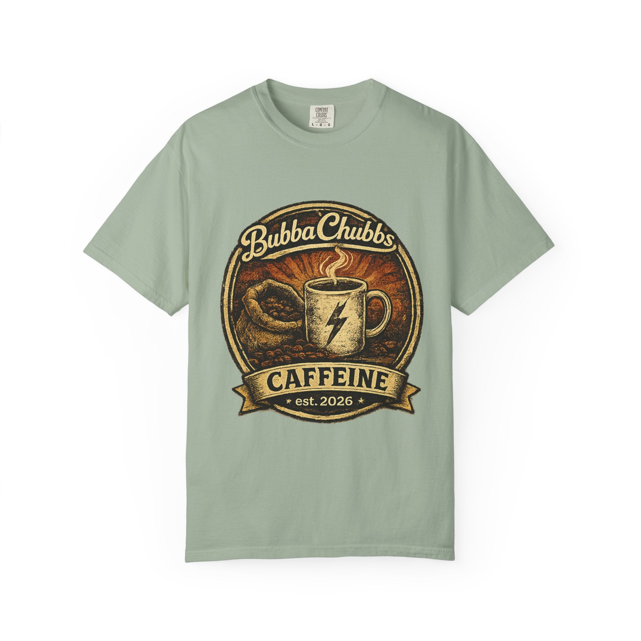 Coffee Jolt Graphic Tee | BubbaChubbs Get Out Stay Wild T-Shirt
