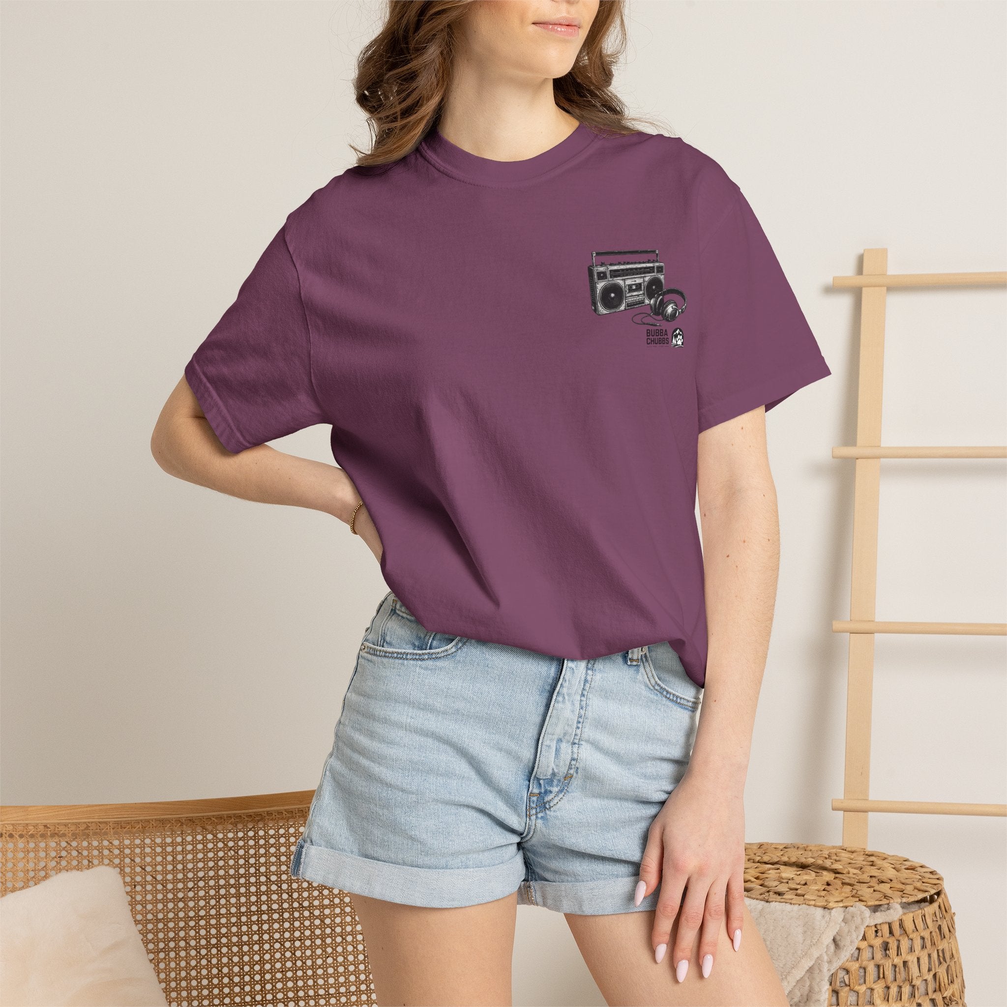 BubbaChubbs Boombox vintage Tee - BubbaChubbs Brand