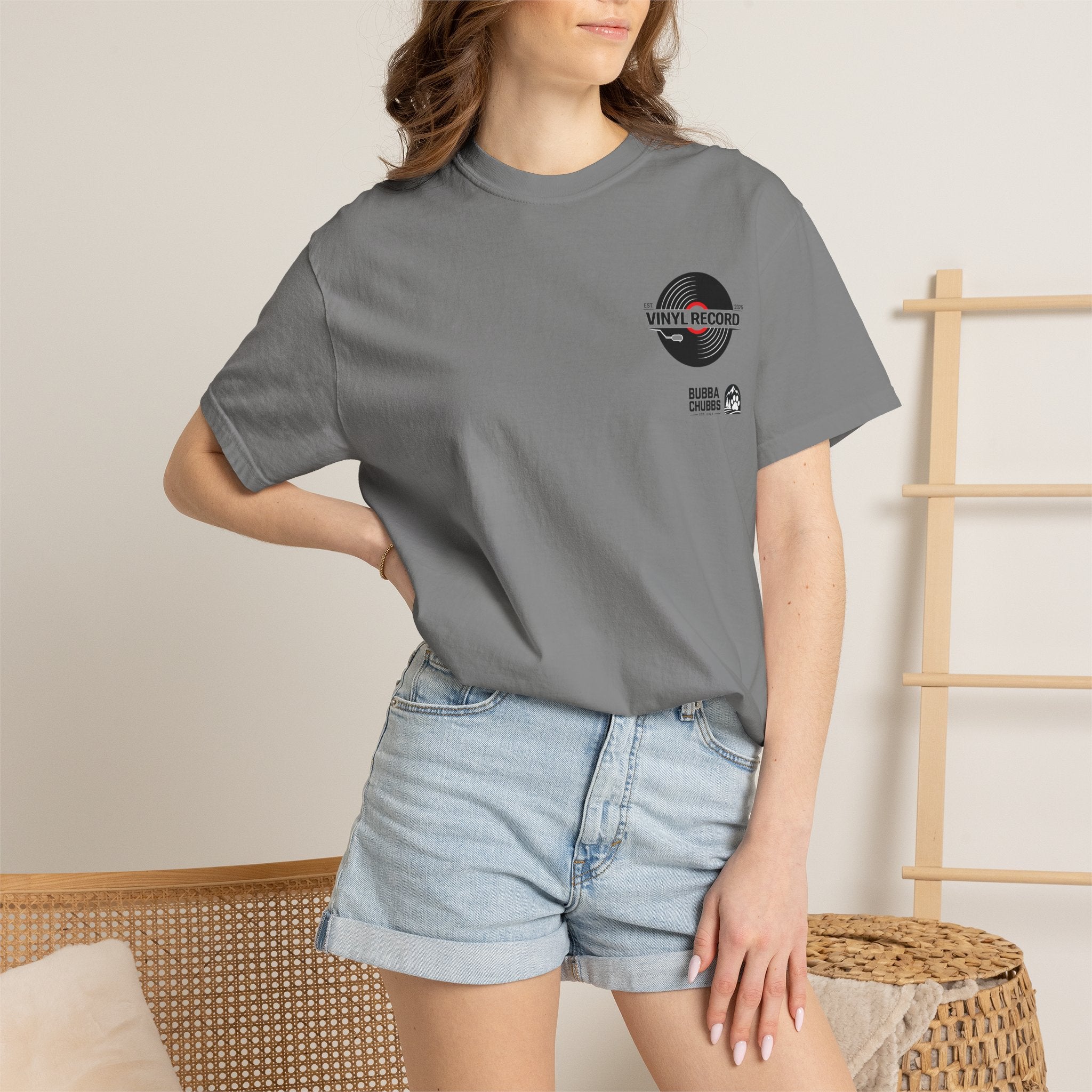 BubbaChubbs Vinyl vintage Tee - BubbaChubbs Brand