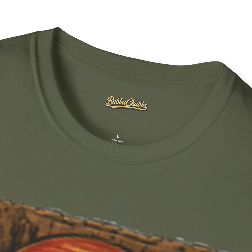 BubbaChubbs Desert Skull Logo T-Shirt New Printify
