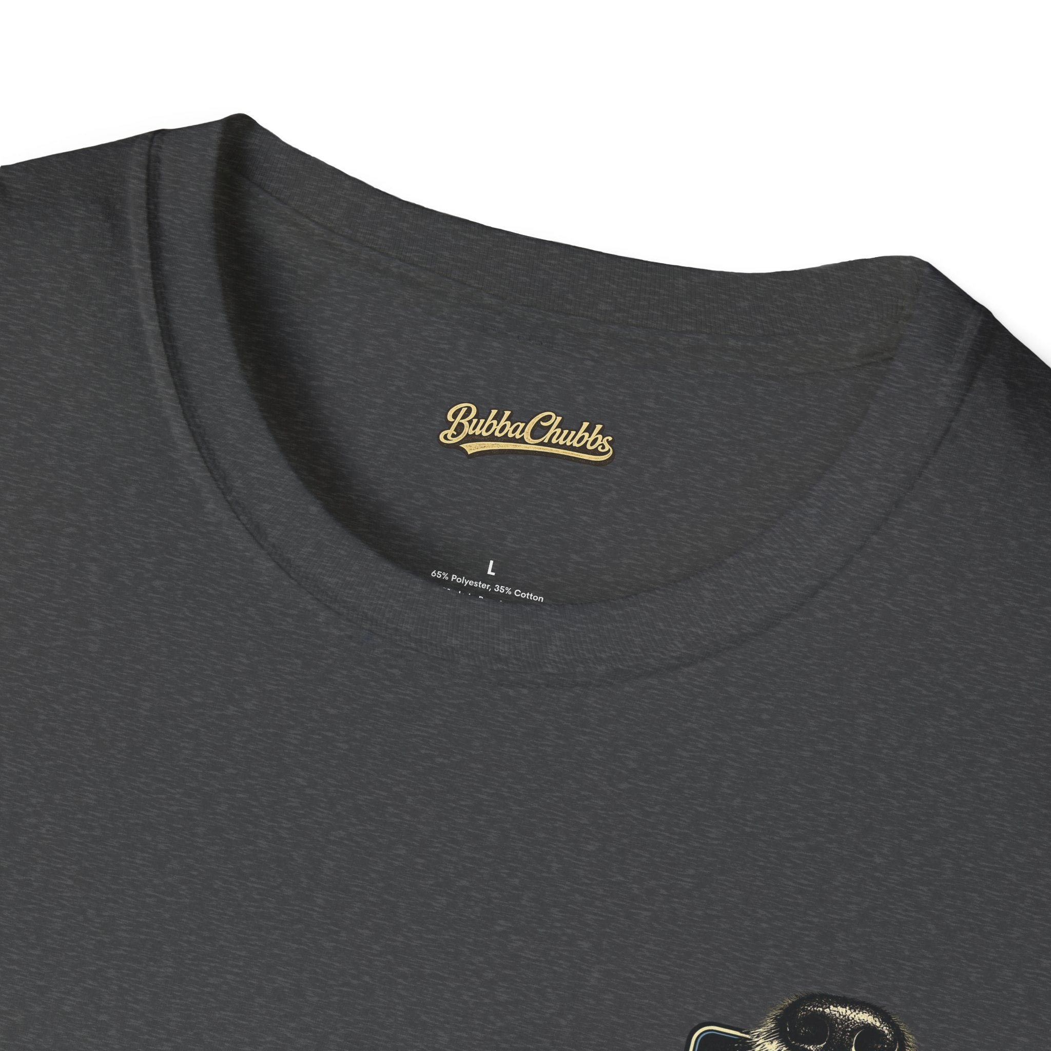 BubbaChubbs Never Stop Being Nosey Small Logo Short-Sleeve Tee - BubbaChubbs Brand