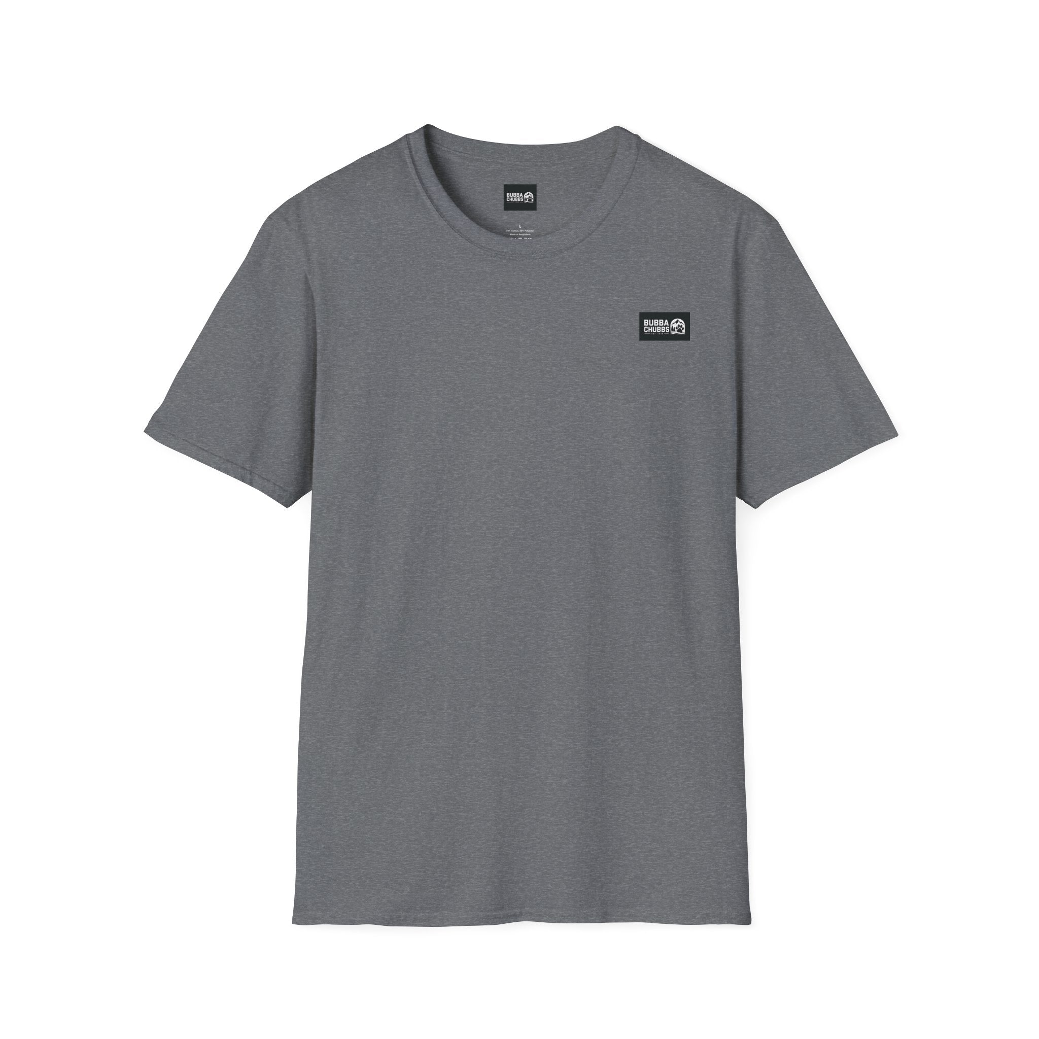 BubbaChubbs Updated Modern Back Large Logo Short-Sleeve Tee - BubbaChubbs Brand