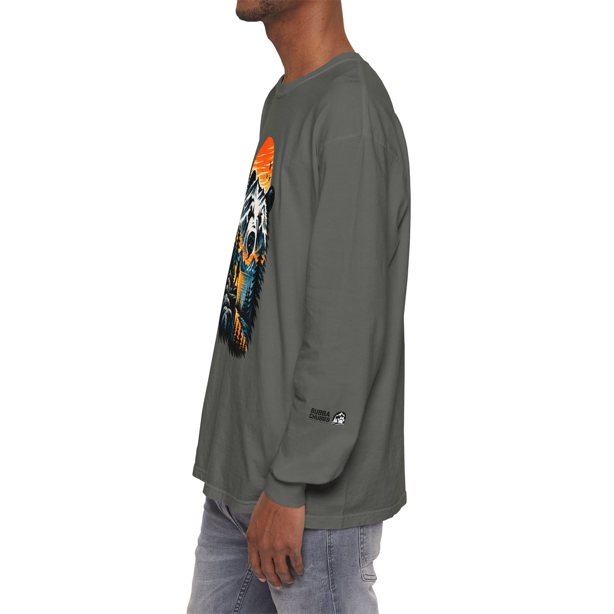 Bear Sunset Long Sleeve Tee