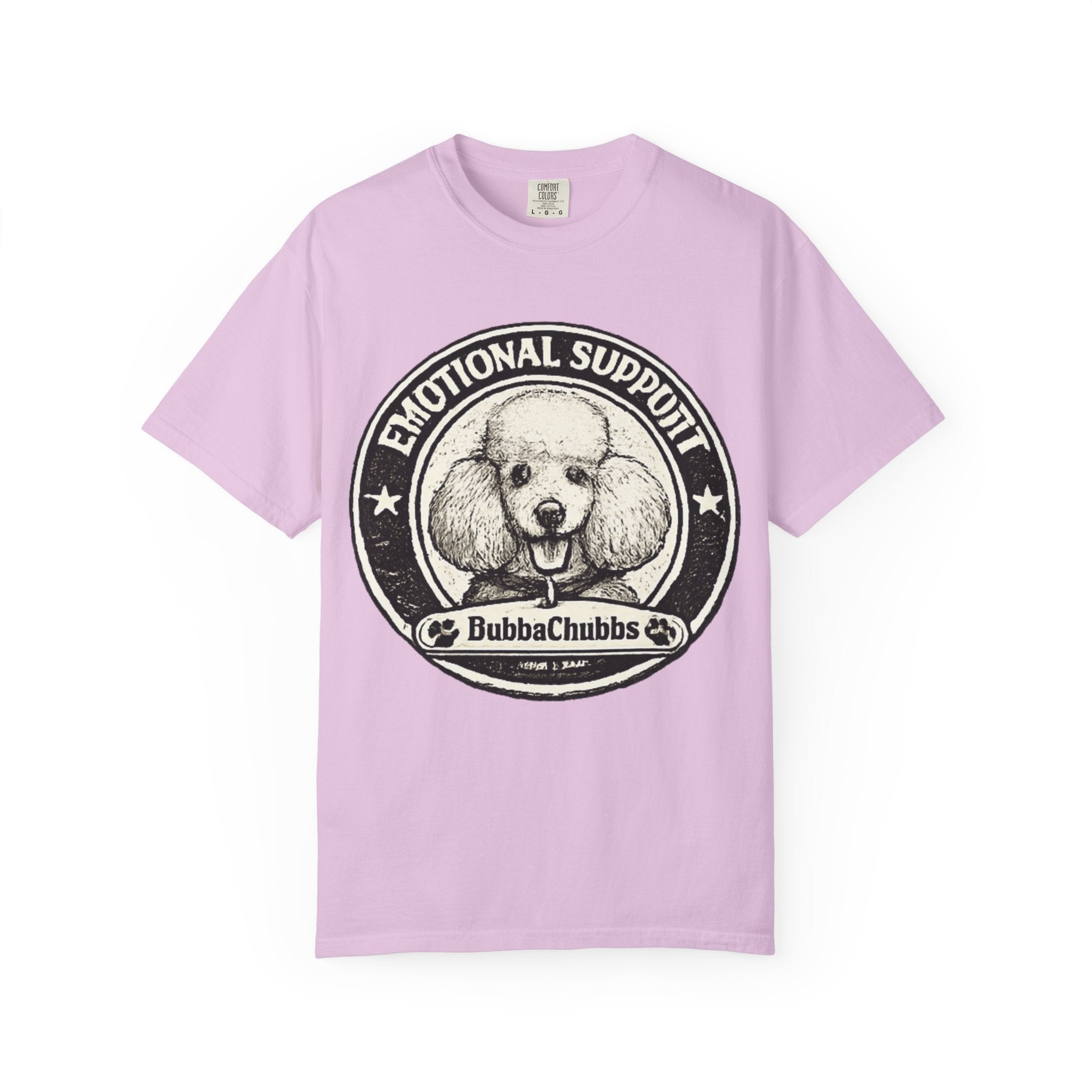 BubbaChubbs Vintage Poodle Emotional Support Style Tee - BubbaChubbs Brand