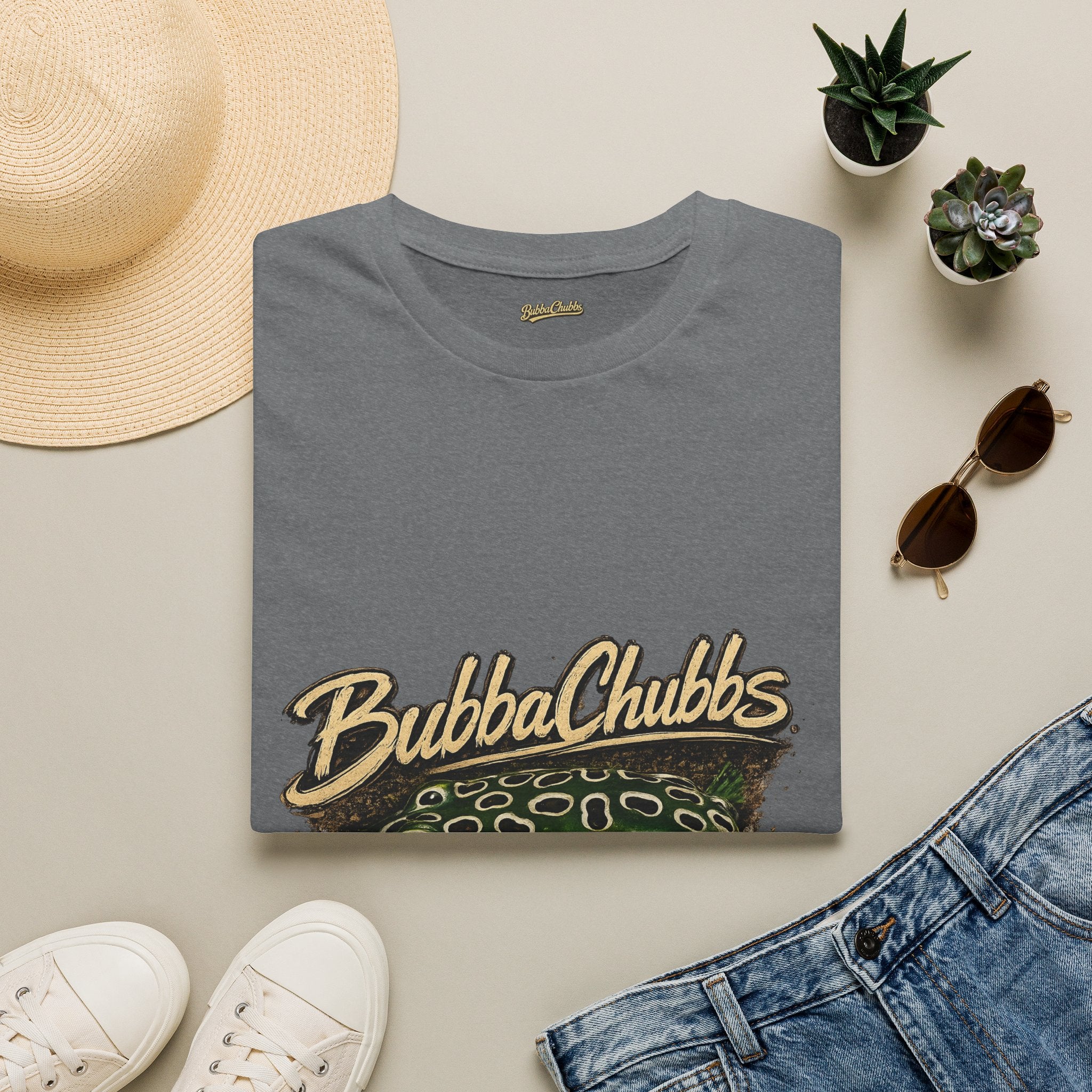 BubbaChubbs Gone Fishing Lure Graphic Tee Printify