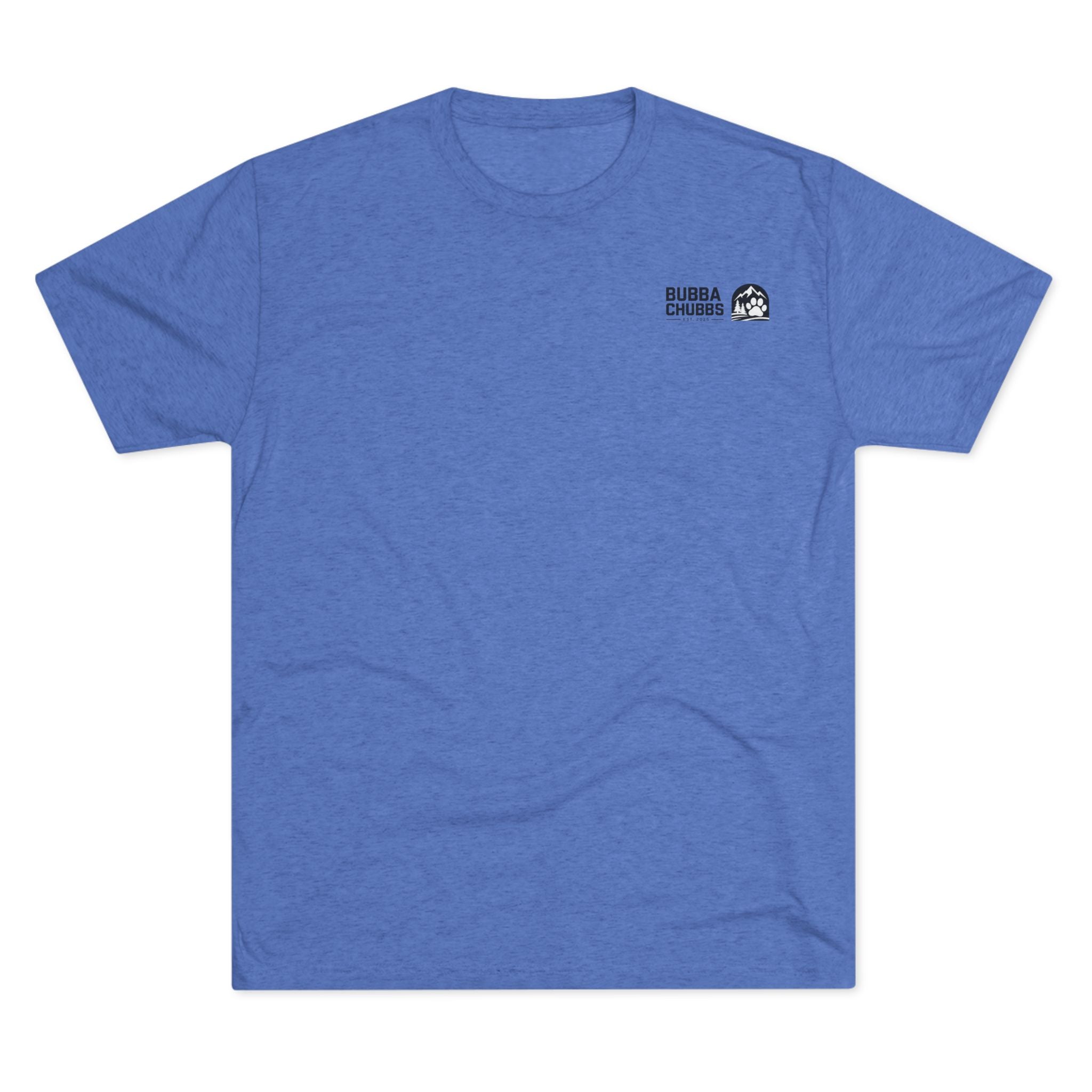 BubbaChubbs Mountains Minimalist Logo Tee — Adventure Outdoor Crew Shirt - BubbaChubbs Brand