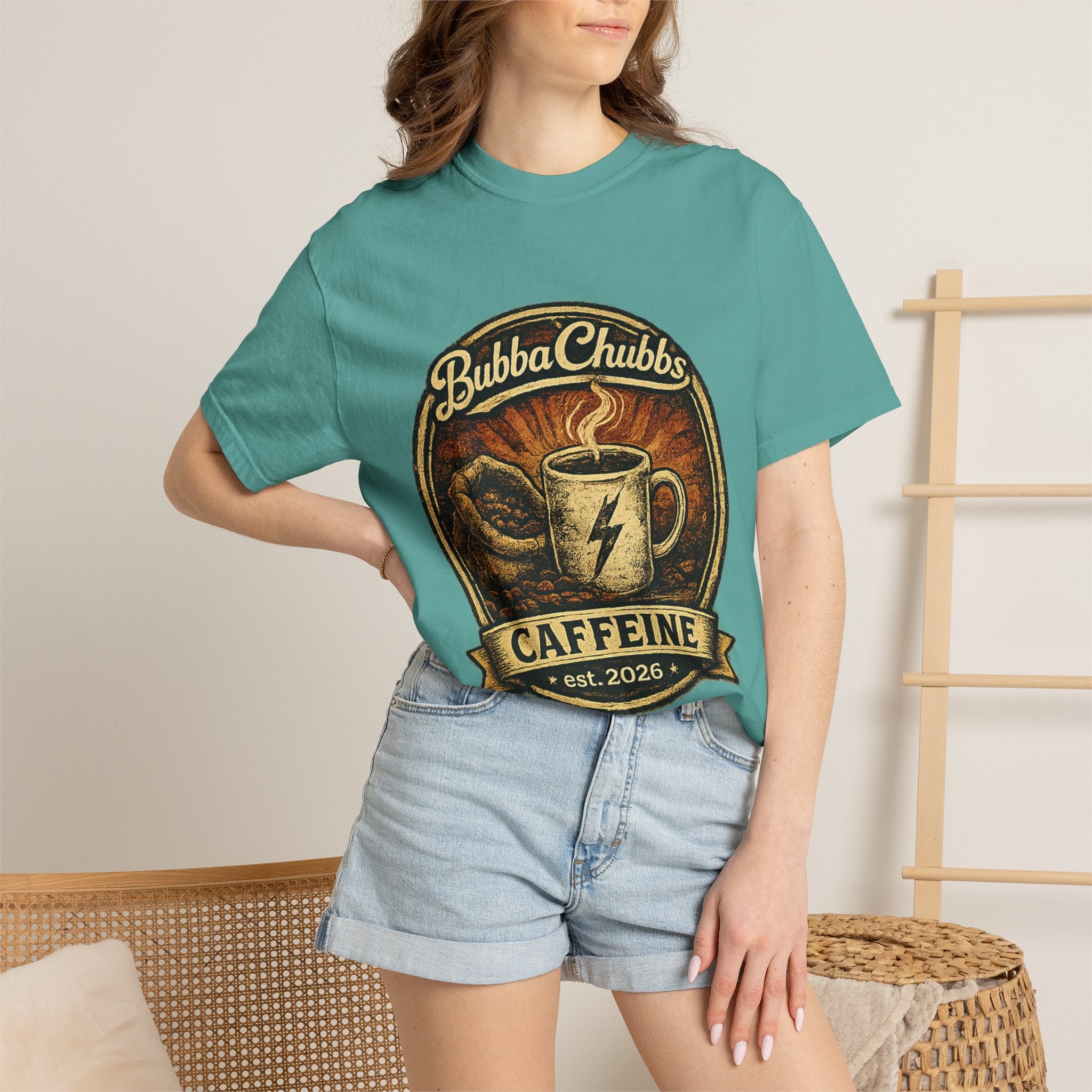 Coffee Jolt Graphic Tee | BubbaChubbs Get Out Stay Wild T-Shirt