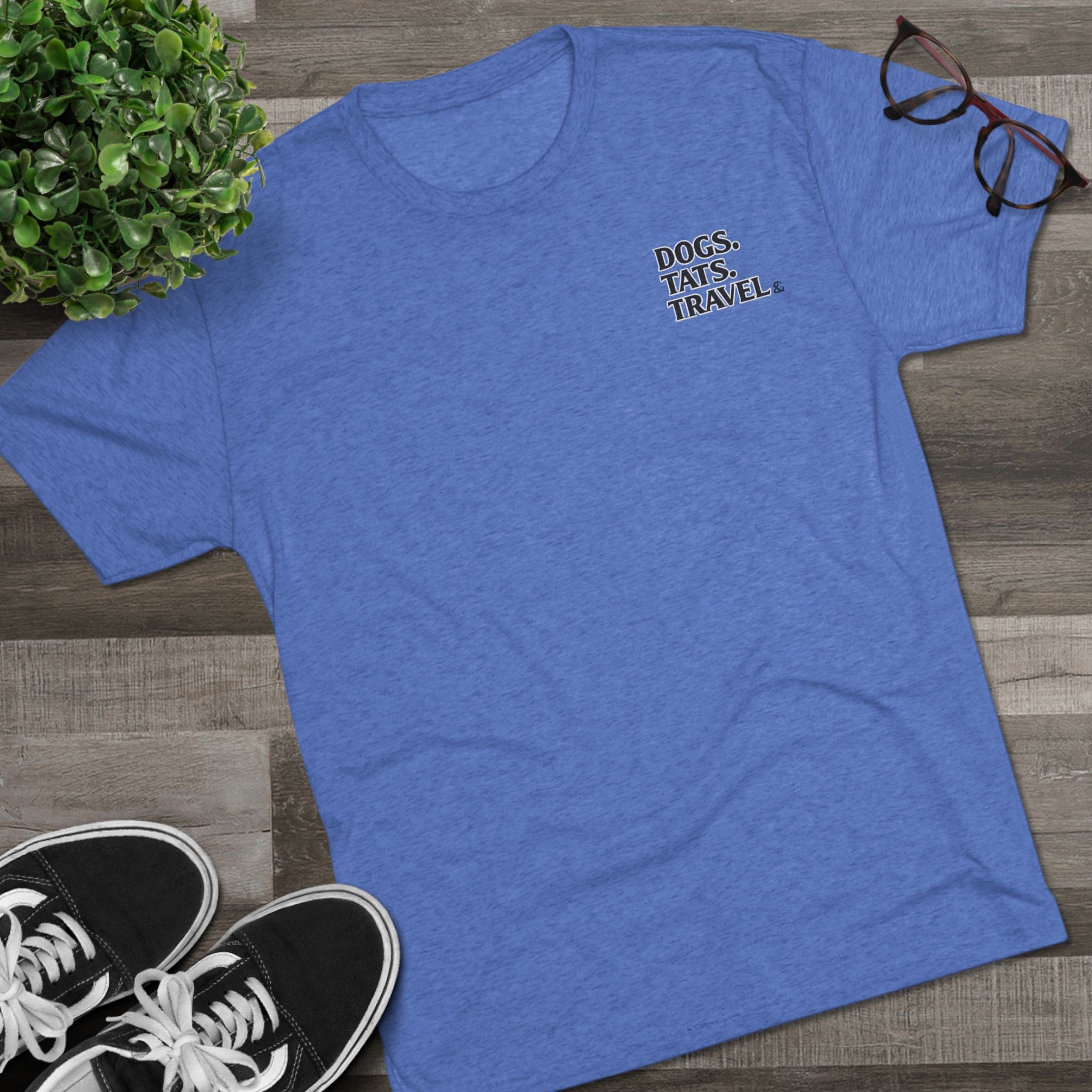 BubbaChubbs Mountains Minimalist Dogs Tats Travel — Adventure Outdoor Crew Shirt - BubbaChubbs Brand