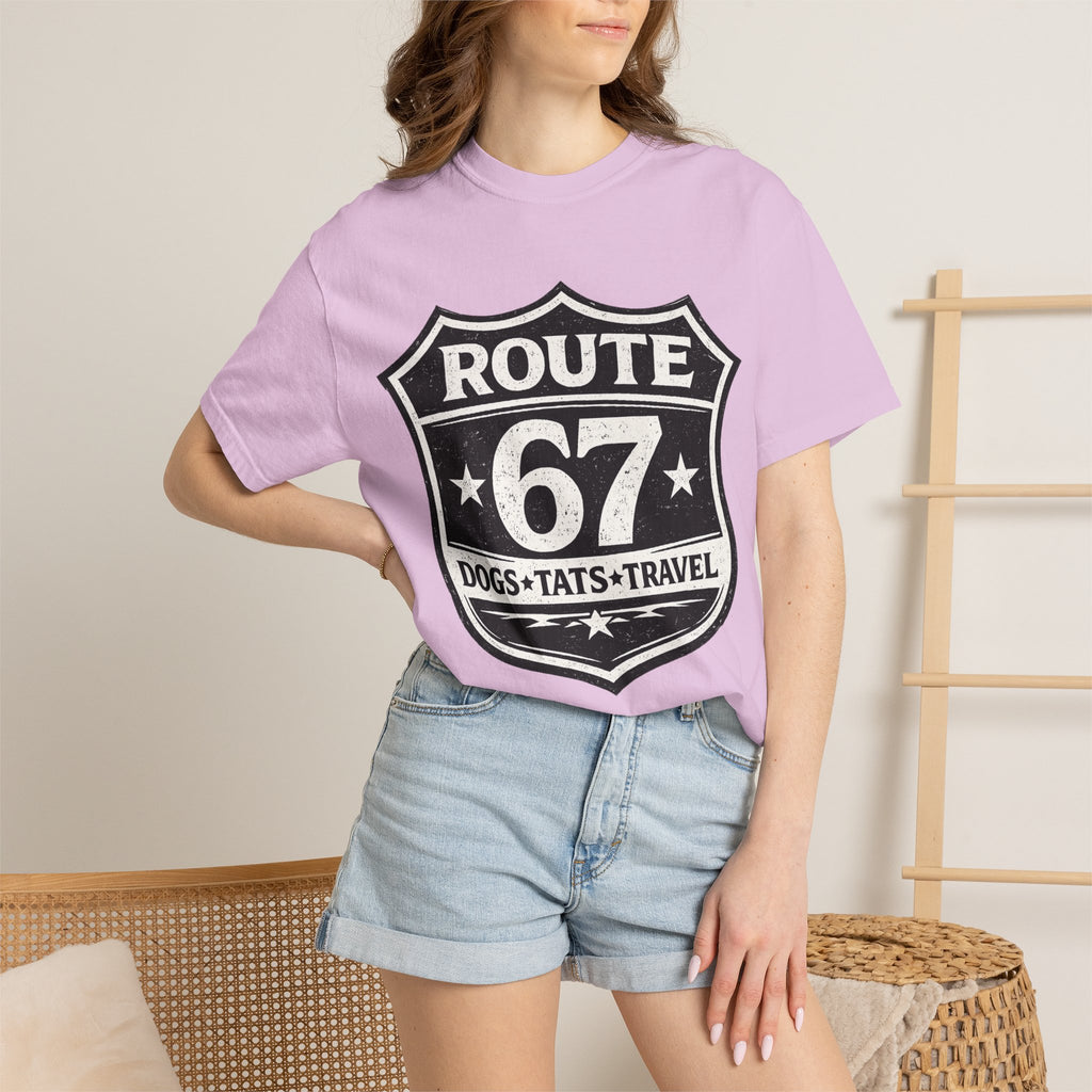 BubbaChubbs Dogs Tats Travel 67 LoL Simple Tee Printify